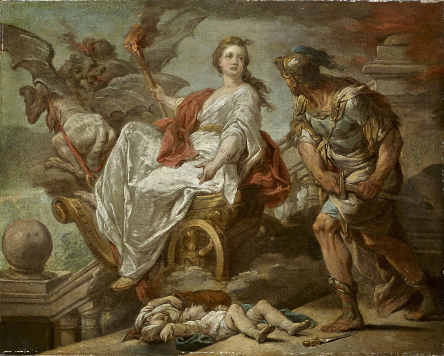 Médée et Jason, Van Loo, Charles-André, XVIIIe siècle (1700 - 1800)