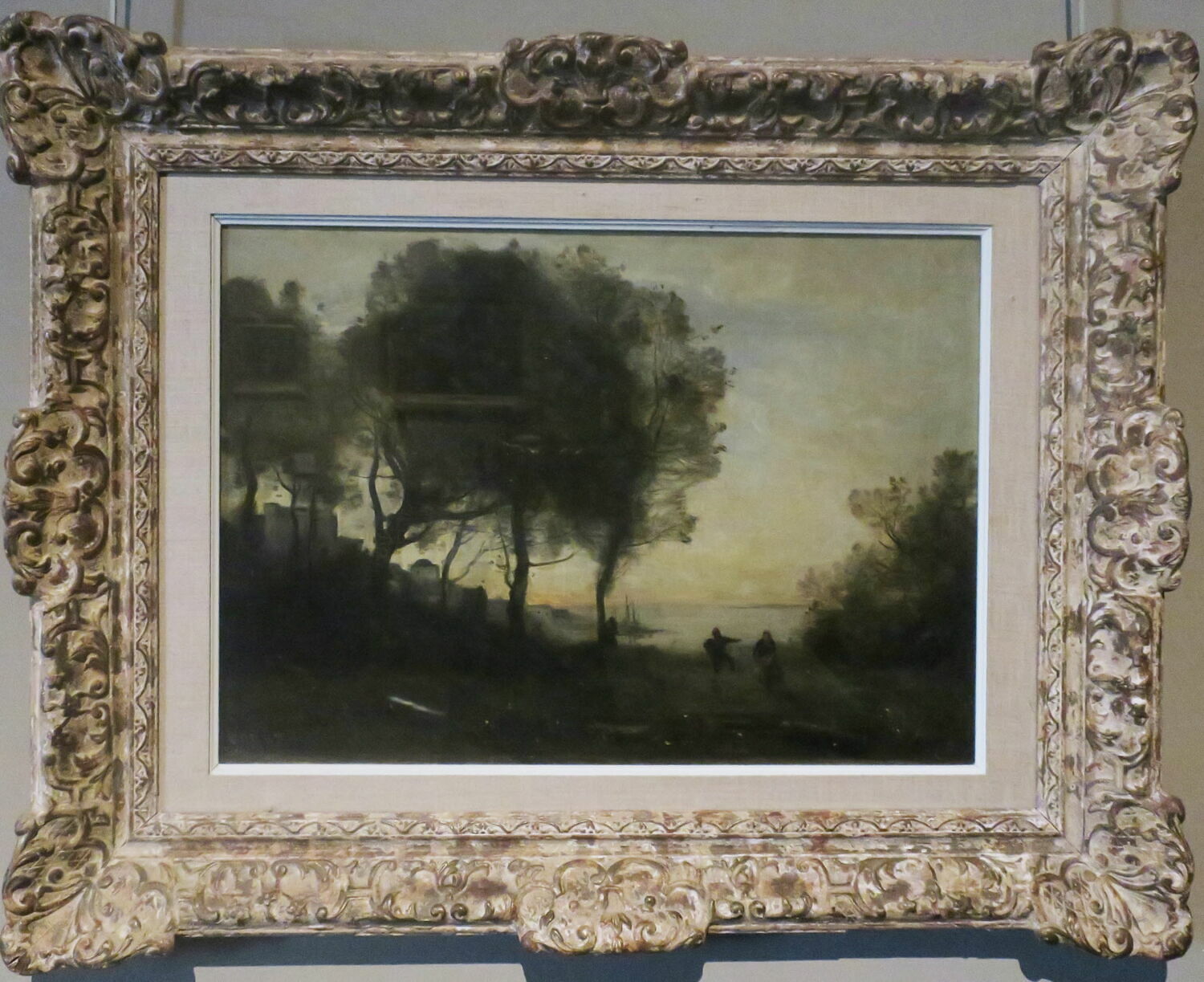 Souvenir d'Italie ; danseur des rivages de Capri, Corot, Jean-Baptiste Camille, XIXe siècle (1800 - 1900)