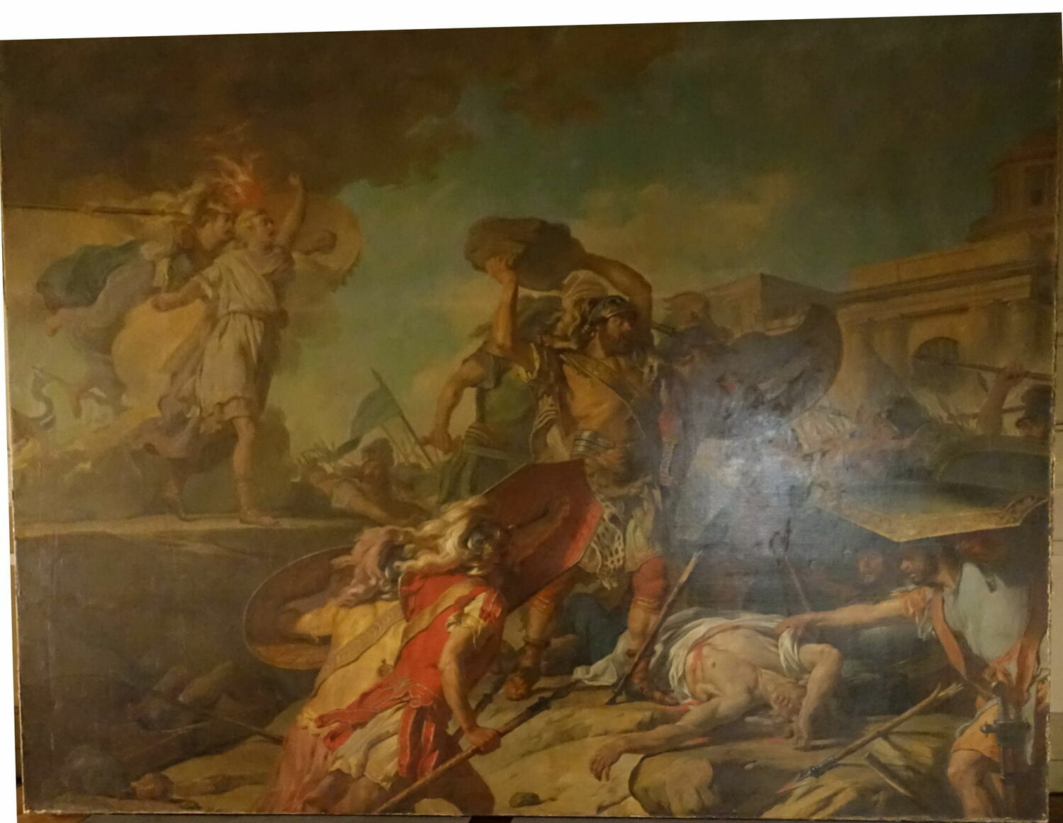 Combat des Grecs et des Troyens sur le corps de Patrocle, Brenet, Nicolas Guy, XVIIIe siècle (1781)