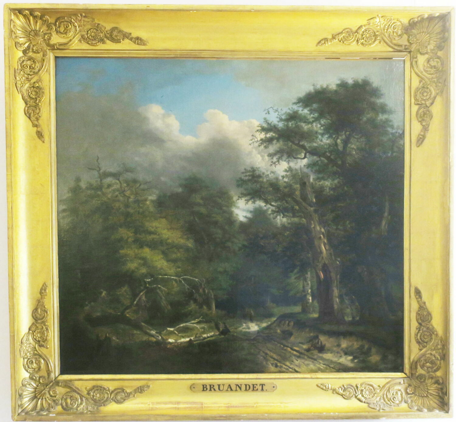 Vue prise dans la forêt de Fontainebleau, Bruandet, Lazare, XVIIIe siècle (1785)