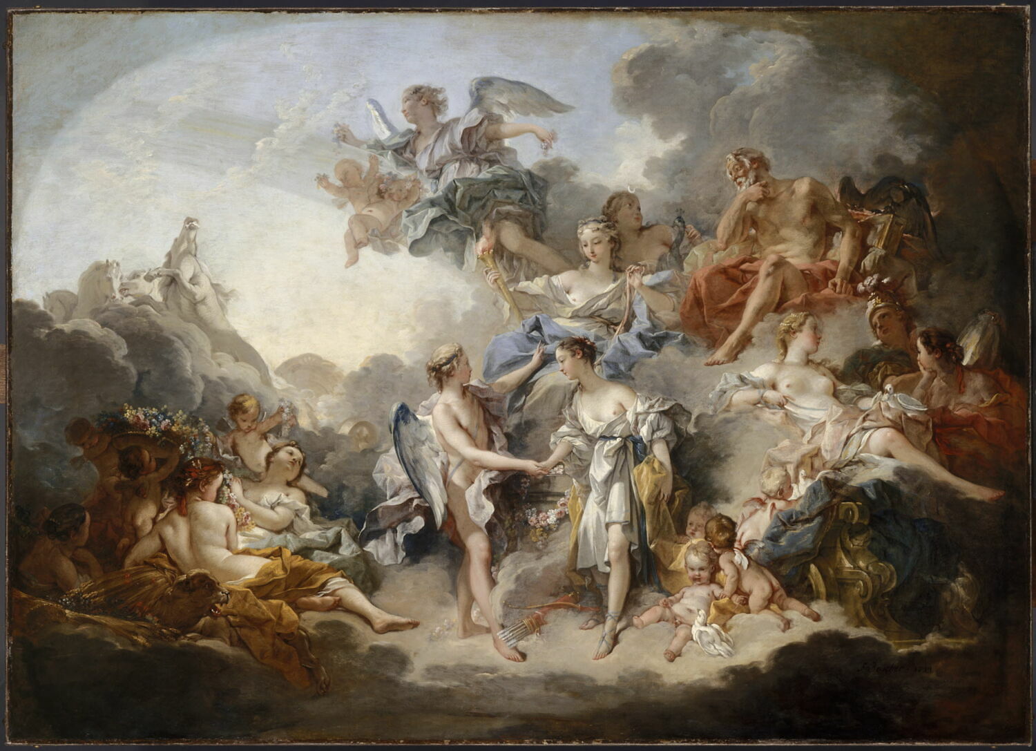 Le Mariage de Psyché et de l'Amour, Франсуа Буше, вторая четверть XVIII века (1744)