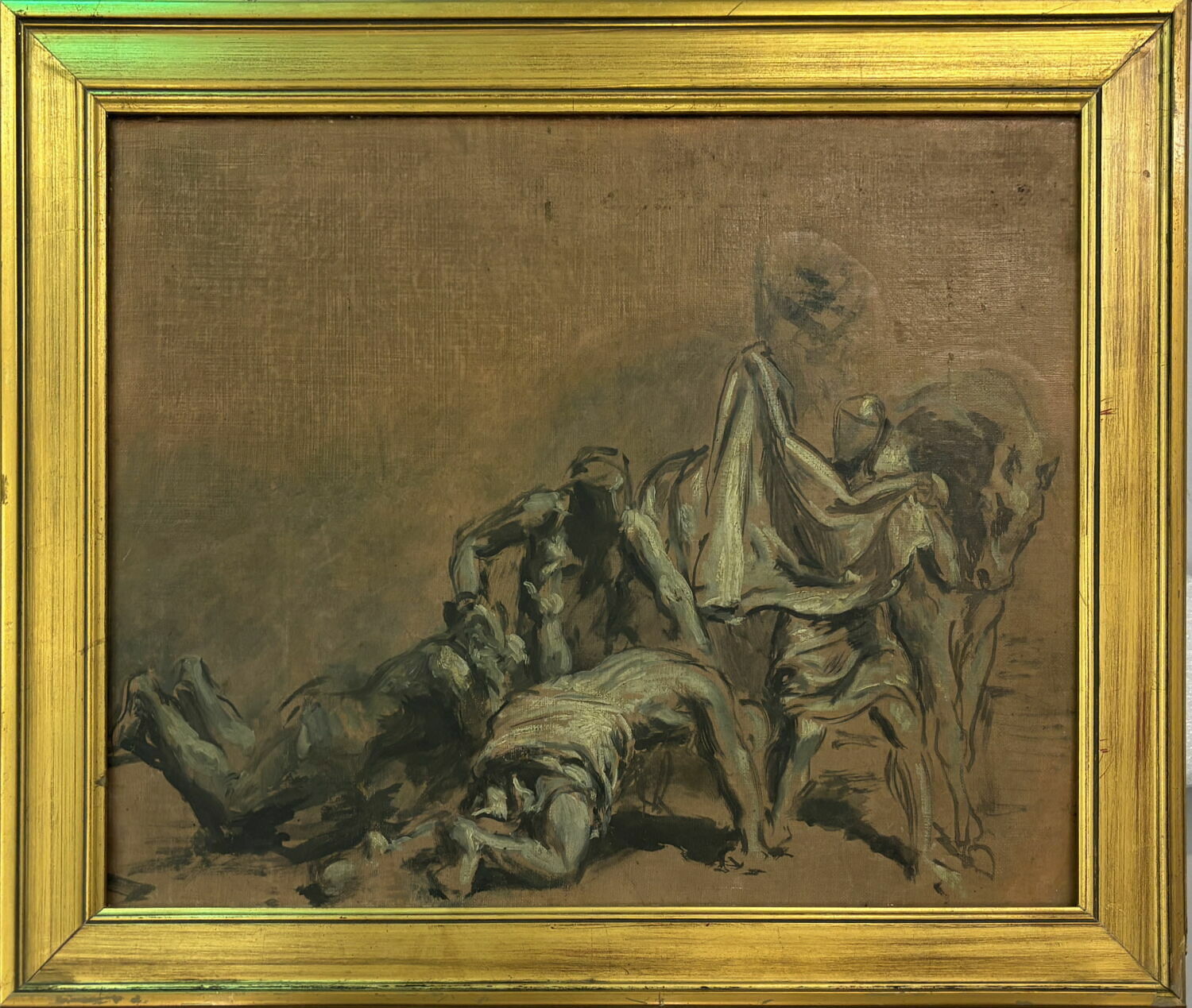 Les Soldats tirent au sort la tunique du Christ, Chassériau, Théodore, XIXe siècle (1800 - 1900)