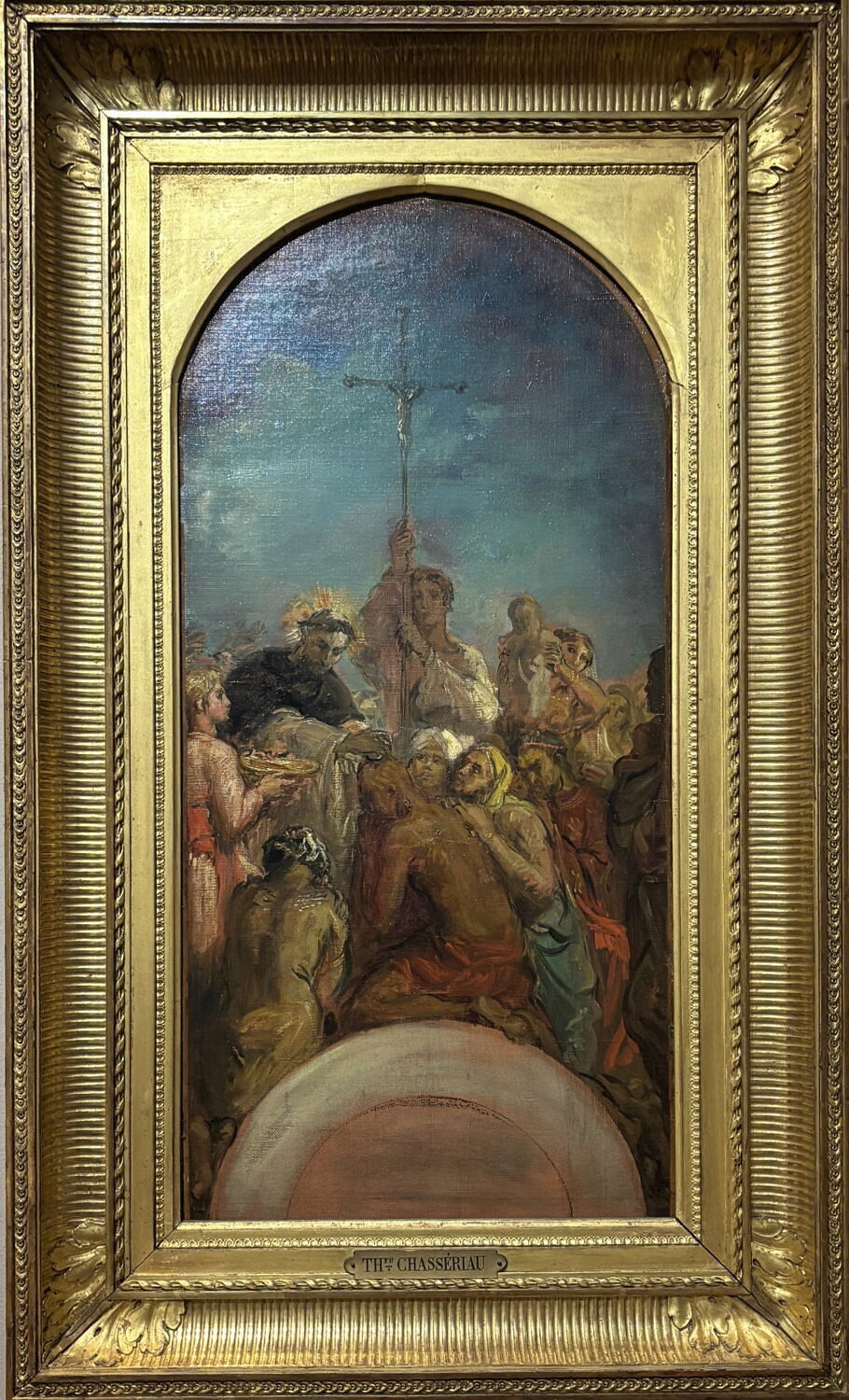 Saint François-Xavier baptisant les Indiens, Chassériau, Théodore, XIXe siècle (1800 - 1900)