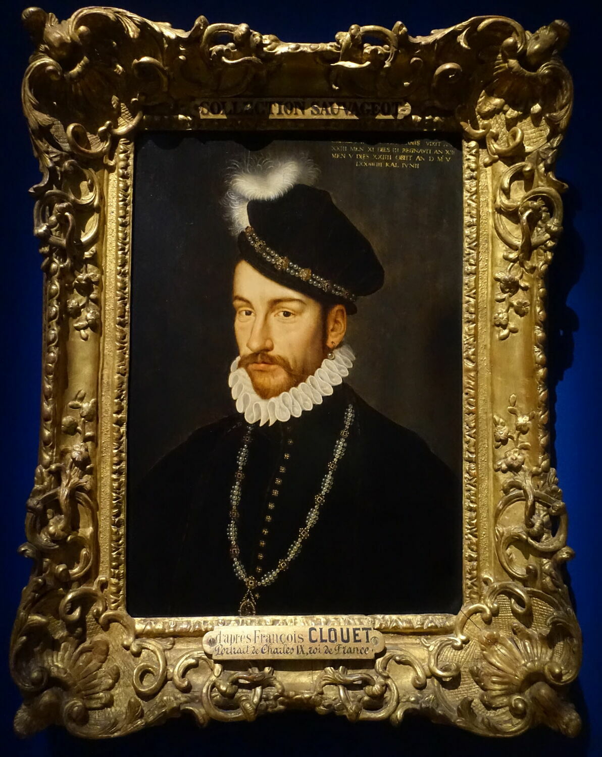 Portrait de Charles IX, roi de France (1550-1574)., Clouet, François, XVIIe siècle (1600 - 1700)