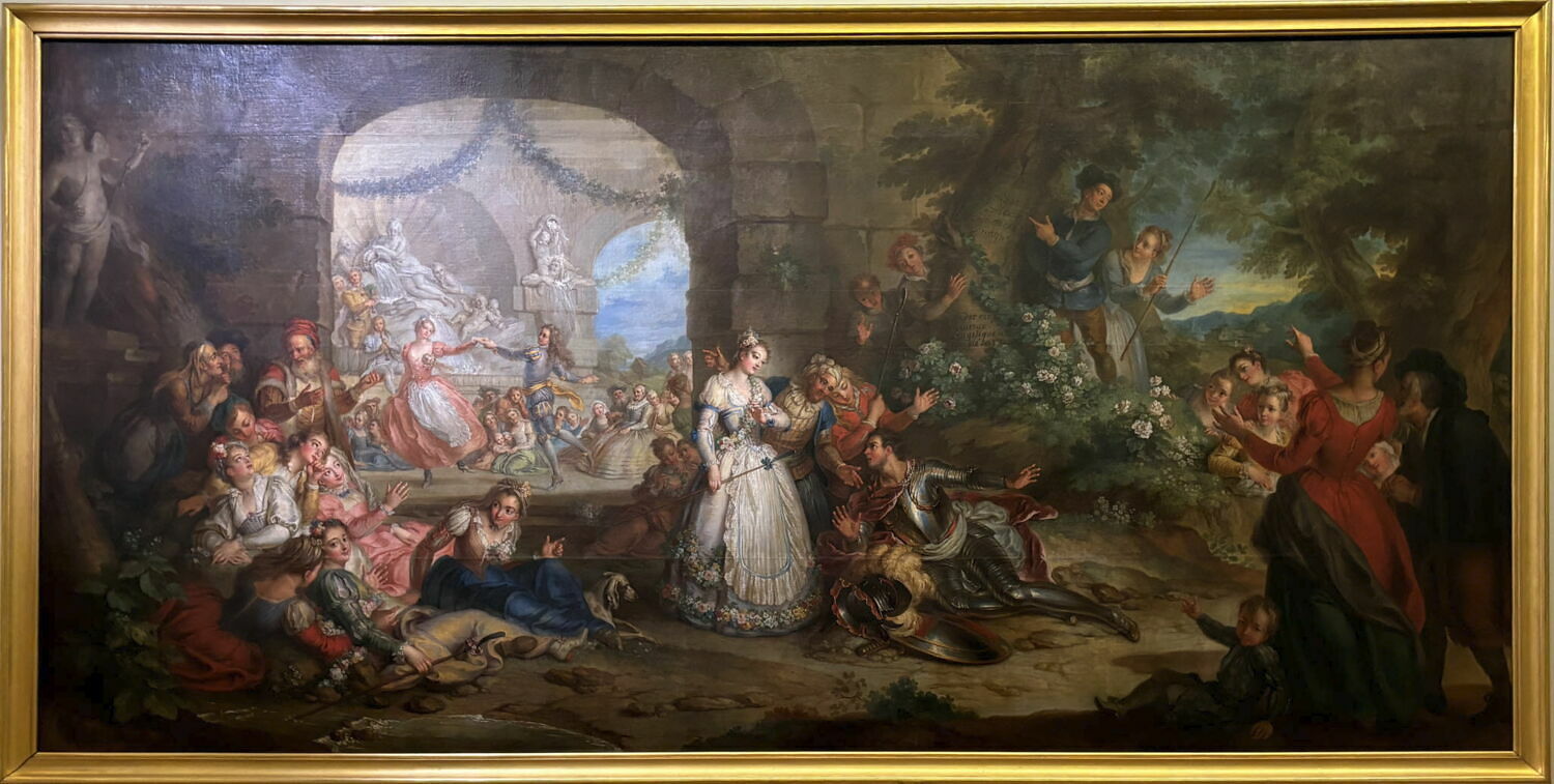 Les Noces d'Angélique et de Médor, Coypel, Charles-Antoine, 2e quart du XVIIIe siècle (1733)