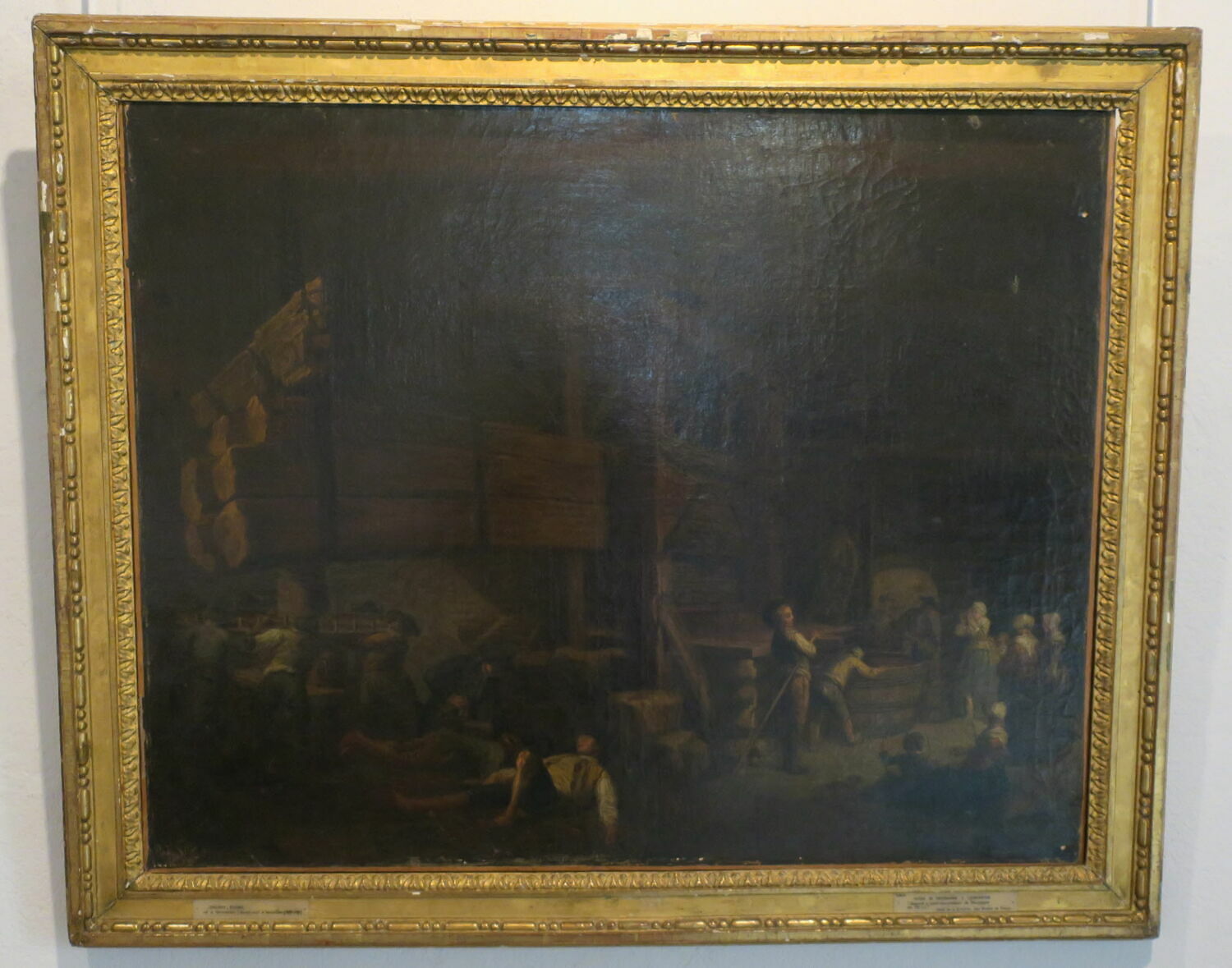Le Pressoir, Jeaurat, Étienne, XVIIIe siècle (Le dernier chiffre de la signature est peu visible : 1767 (ou 1762?).) (1762 - 1767)