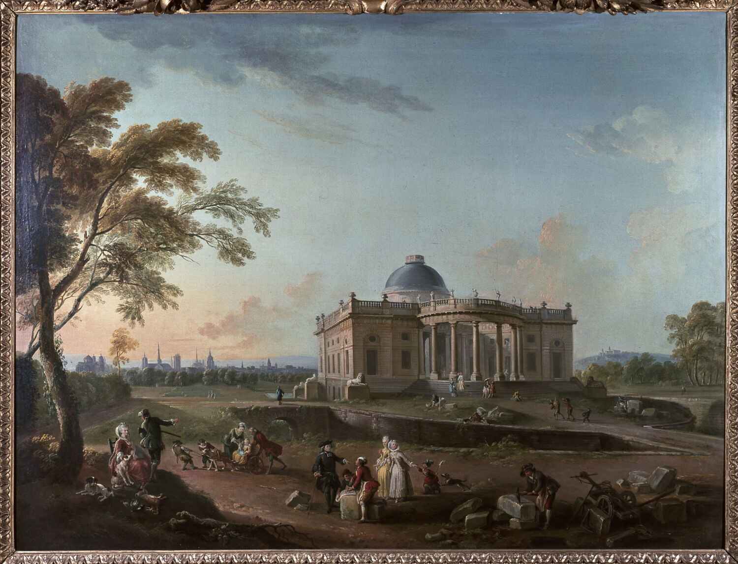 Vue du château de Montmusard à Dijon, Lallemand, Jean-Baptiste, 3e tiers du XVIIIe siècle (Vers 1780) (vers 1770 - 1780)