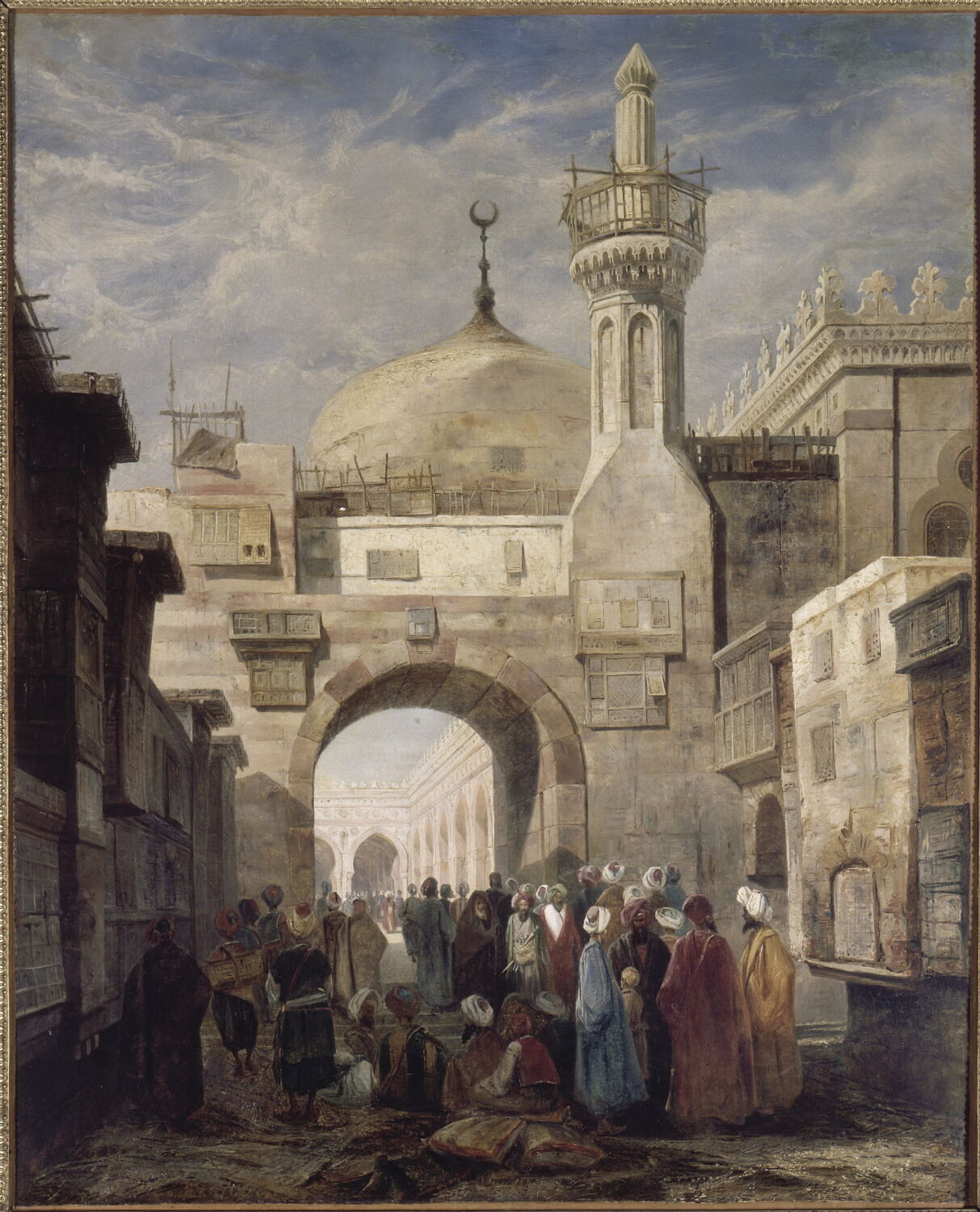 Mosquée d'El Asar au Caire, Dauzats, Adrien, XIXe siècle (1831)