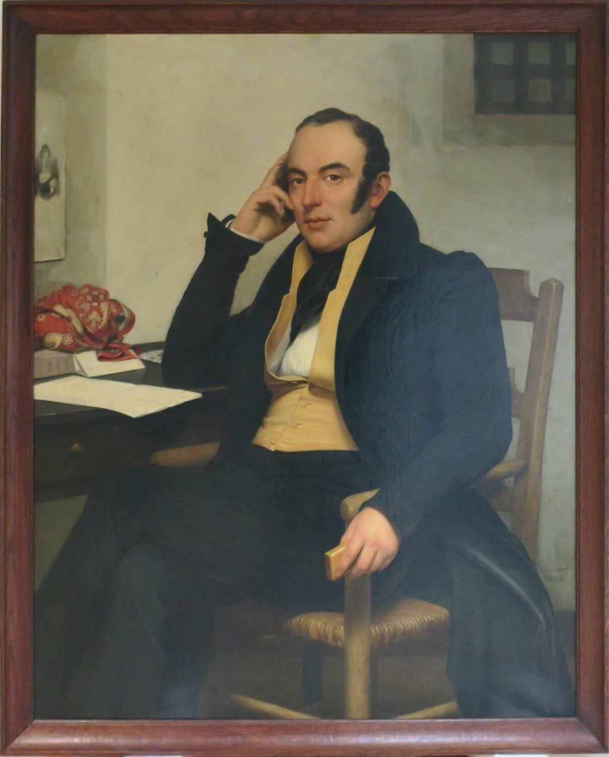 L'Avocat Berryer dans sa prison à Nantes, Delanoe, Frédéric, XIXe siècle (1833)