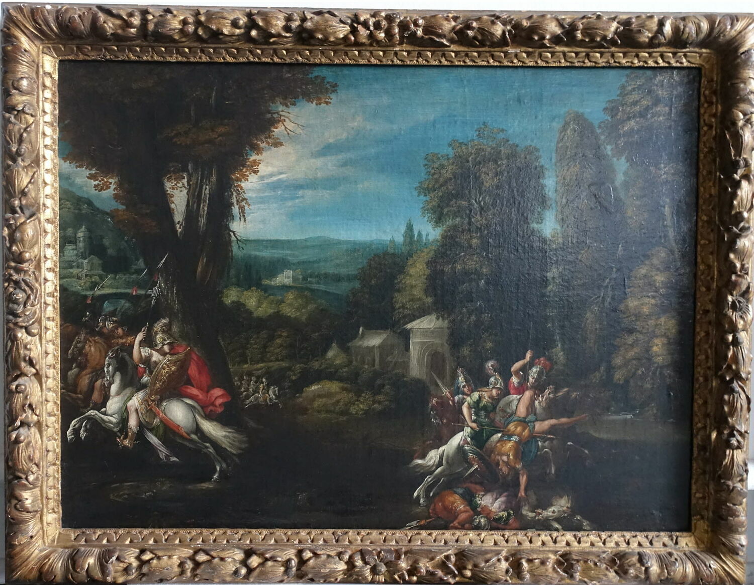 Combat des Amazones et des Grecs, Deruet, Claude, XVIIe siècle (1600 - 1700)