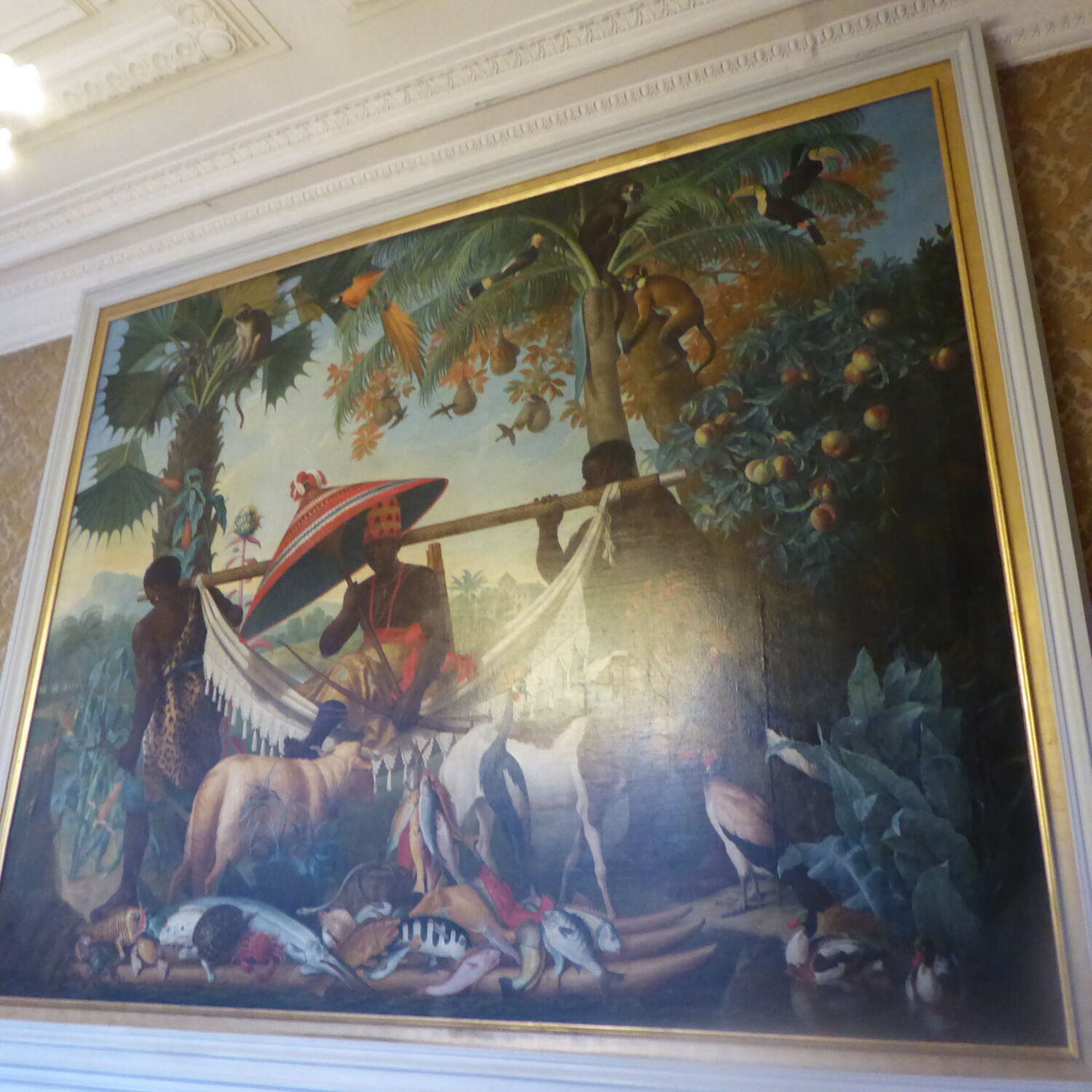 Le Roi porté, Desportes, Alexandre-François, 2e quart du XVIIIe siècle (1739)
