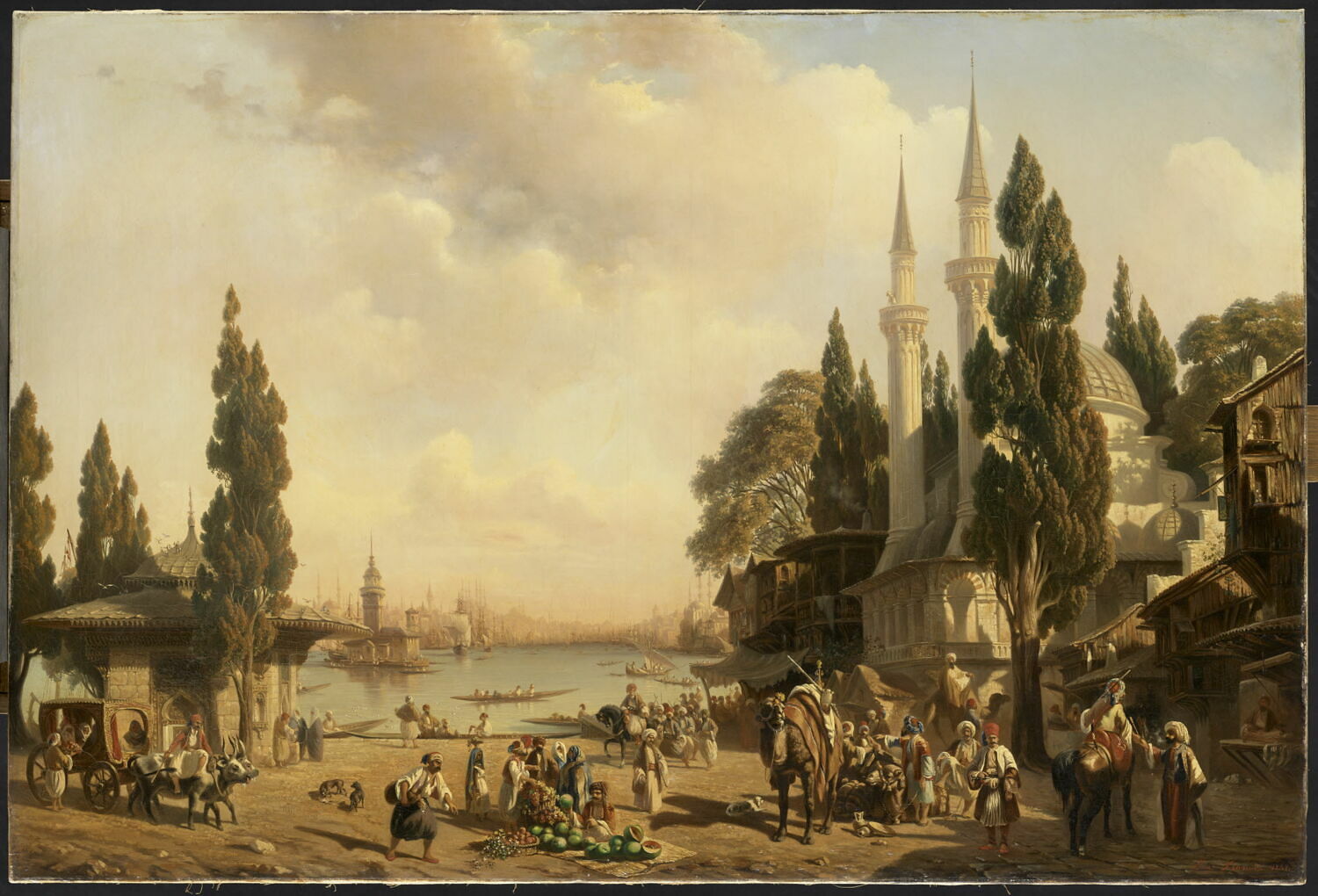 Vue de Scutari, Flandin, Eugène, XIXe siècle (1842)
