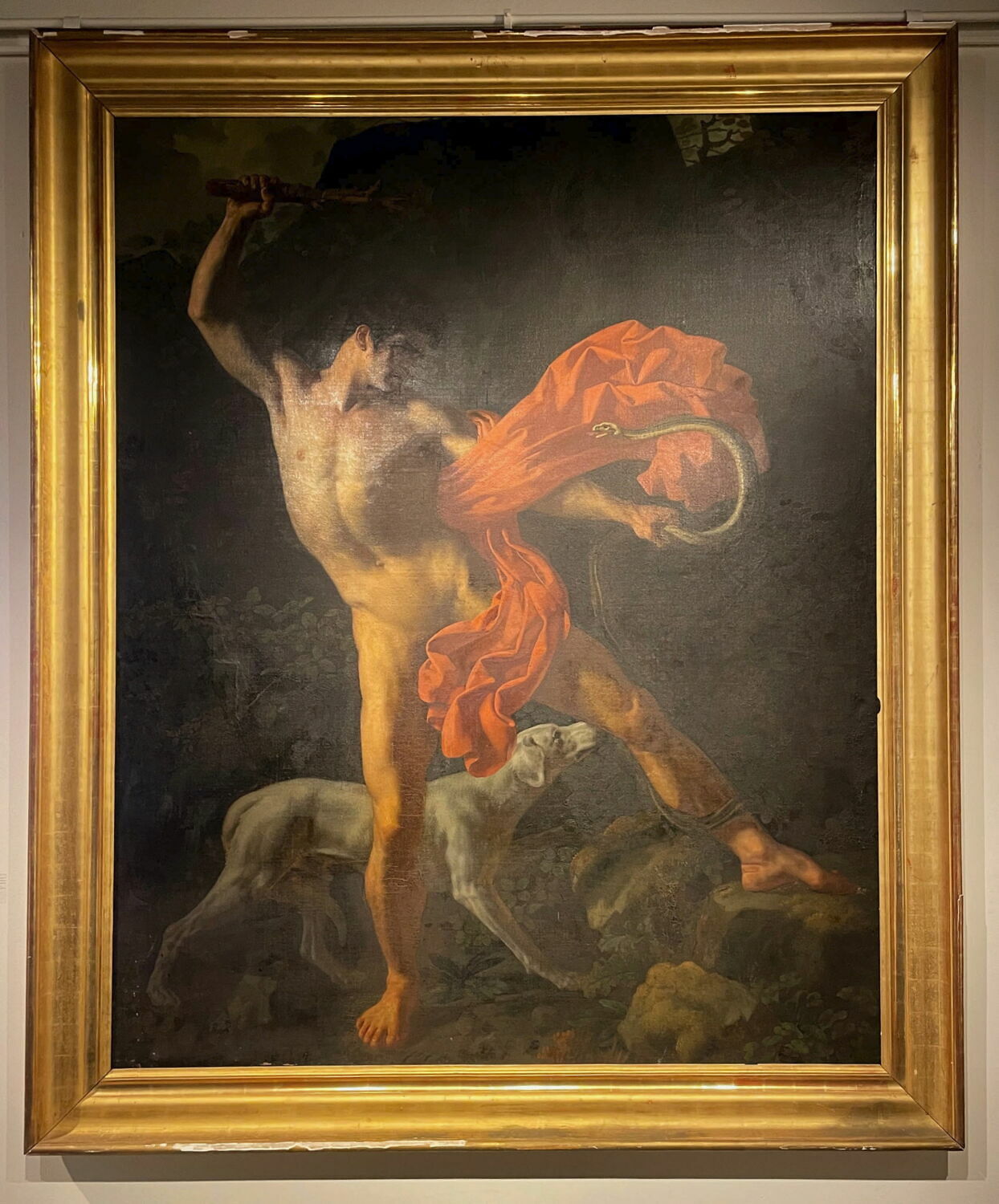 Hercule combattant un serpent, Forestier, Henri Joseph de, XIXe siècle (1800 - 1900)