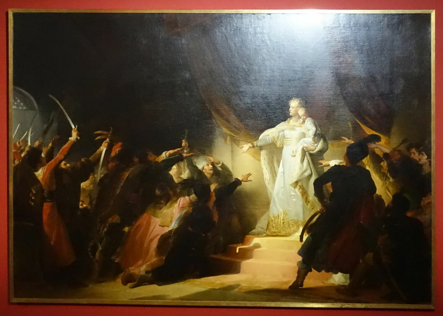 Marie-Thérèse présentant son fils aux Hongrois, Fragonard, Alexandre-Évariste, XIXe siècle (1800 - 1900)