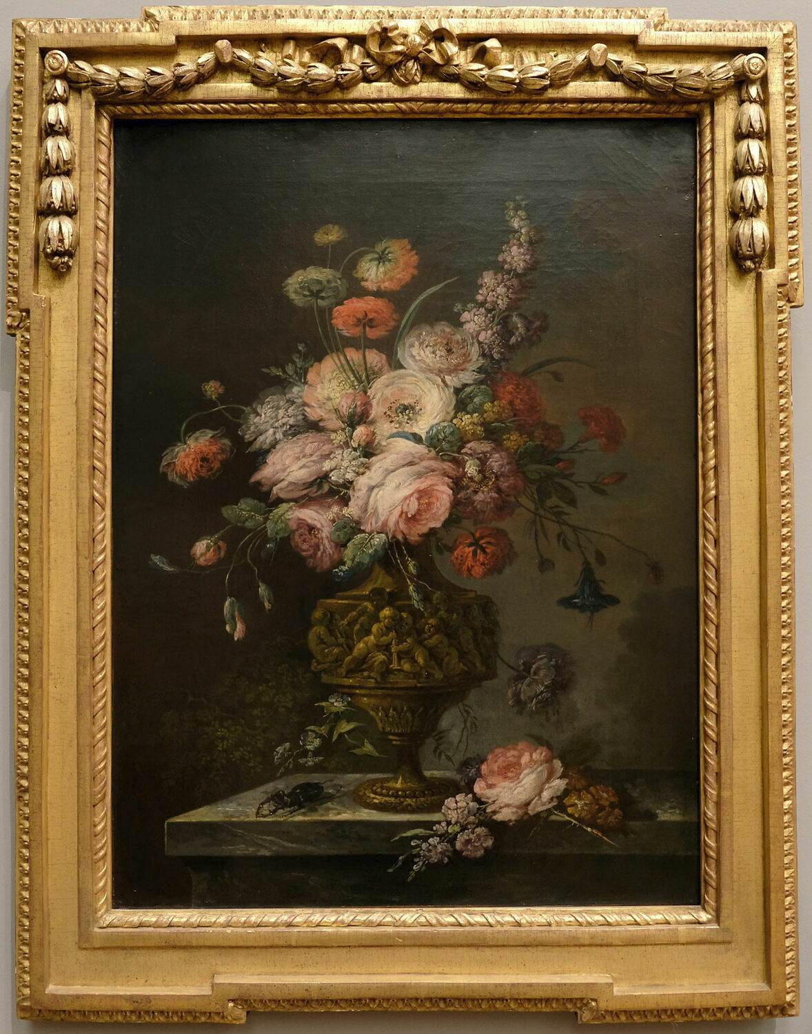 Vase de fleurs, Anonyme, XVIIIe siècle (1700 - 1800)