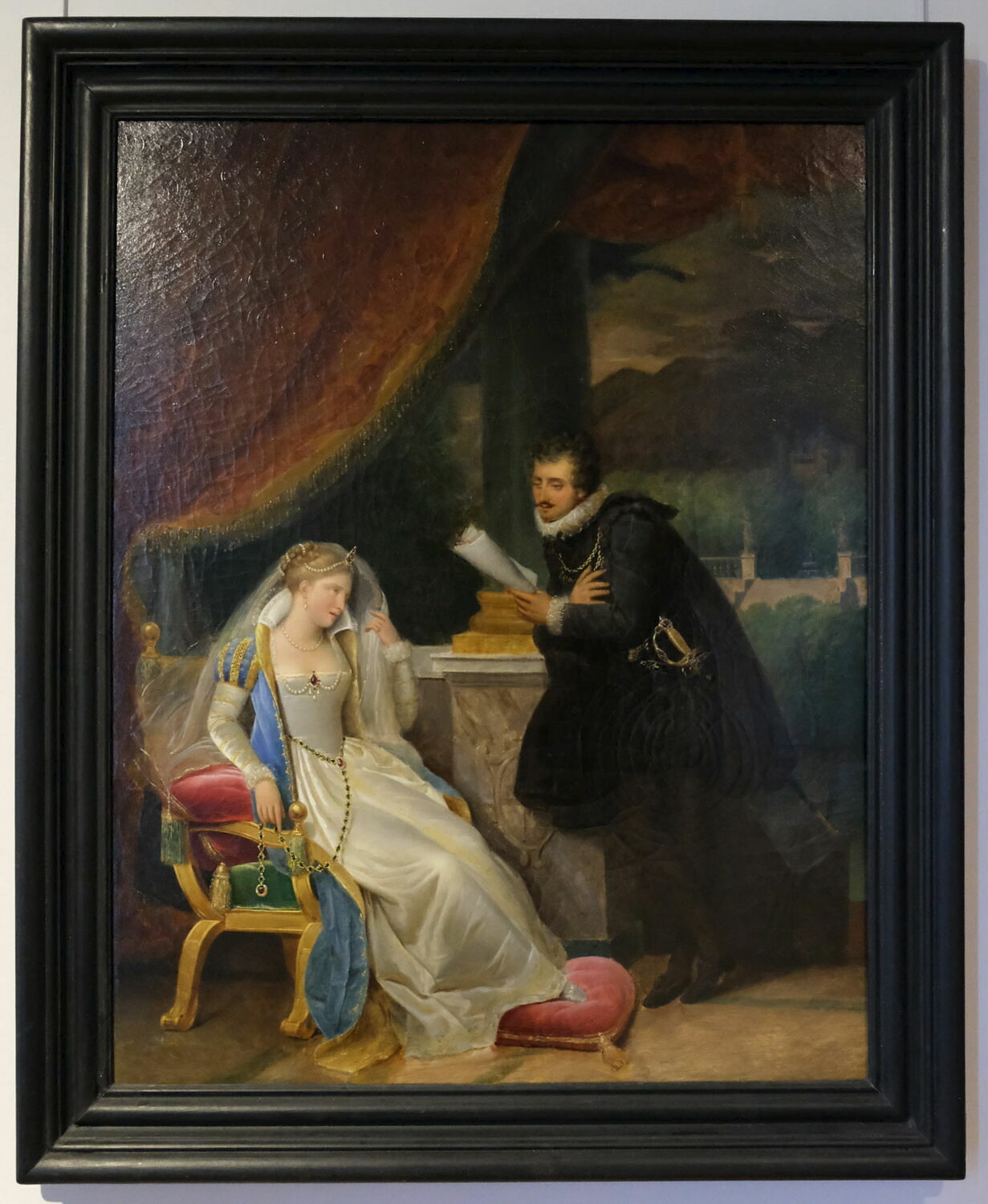La Poésie. Le Tasse lisant ses vers à Léonore d'Este, Ducis, Louis, XIXe siècle (1823)