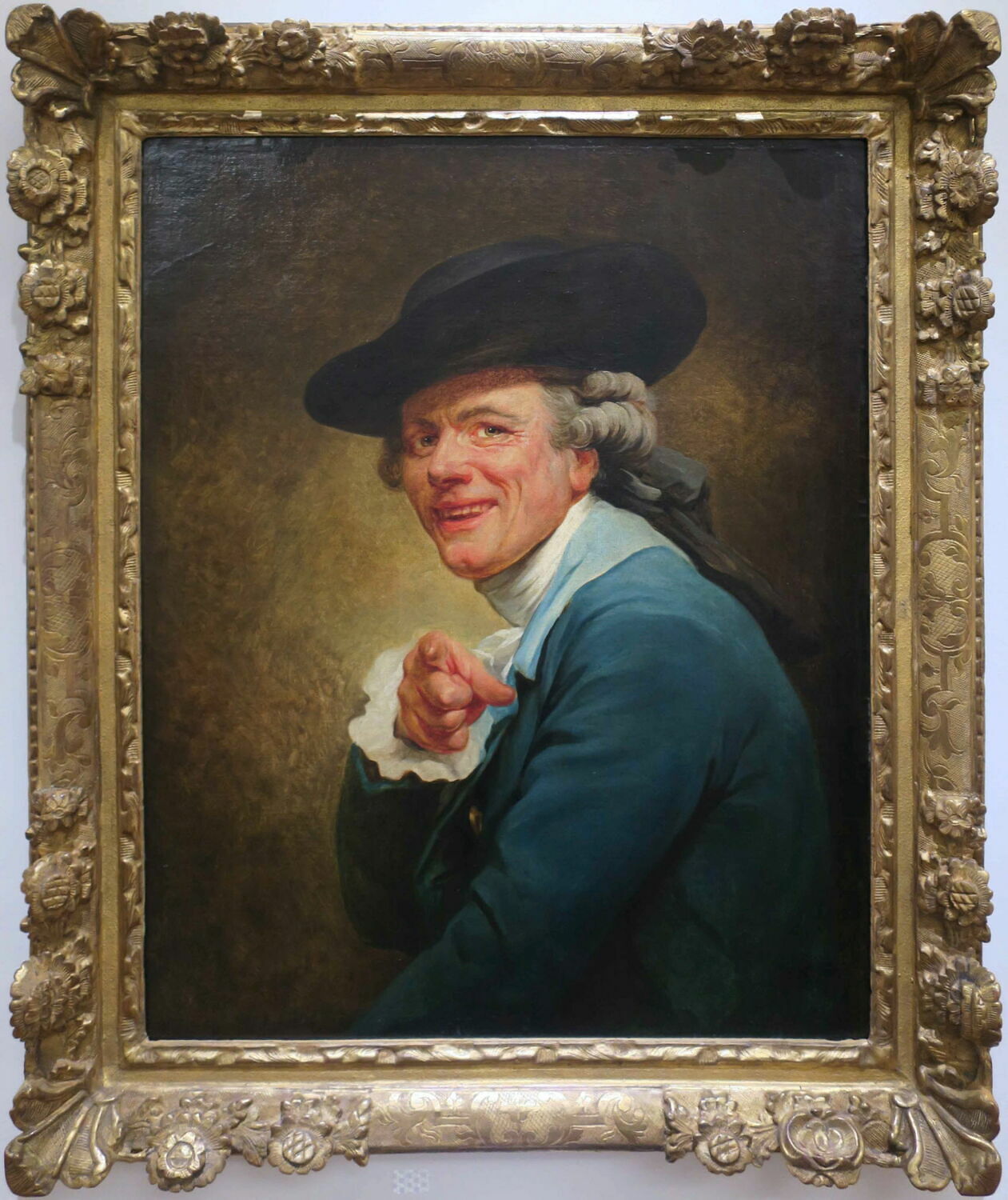 Portrait d'homme "en moqueur", Ducreux, Joseph, XVIIIe siècle (1700 - 1800)