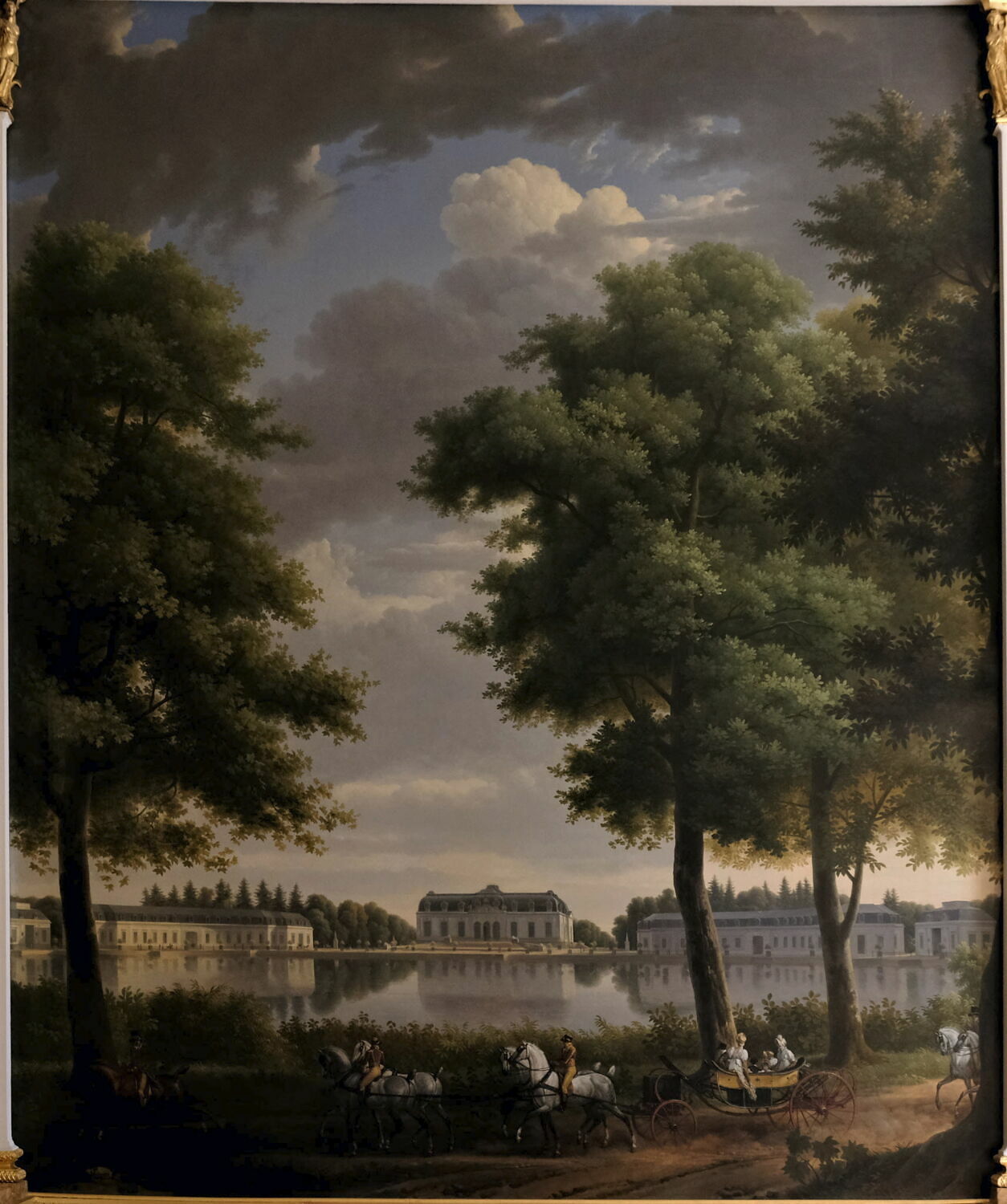 Vue du château de Berg sur les bords du Rhin, Dunouy, Alexandre Hyacinthe, XIXe siècle (1807)