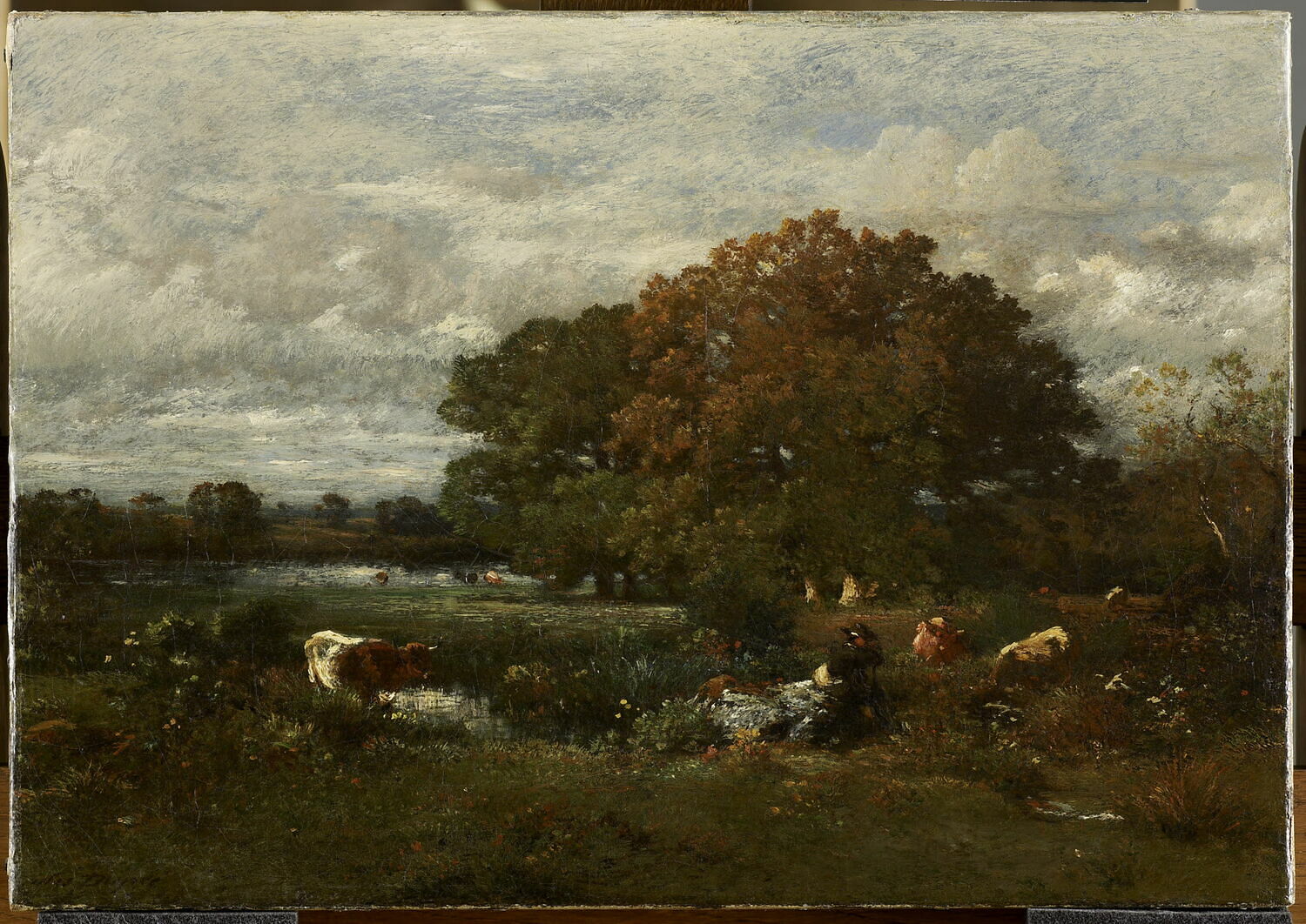 La Mare, Dupré, Jules, XIXe siècle (Vers 1850) (1850)