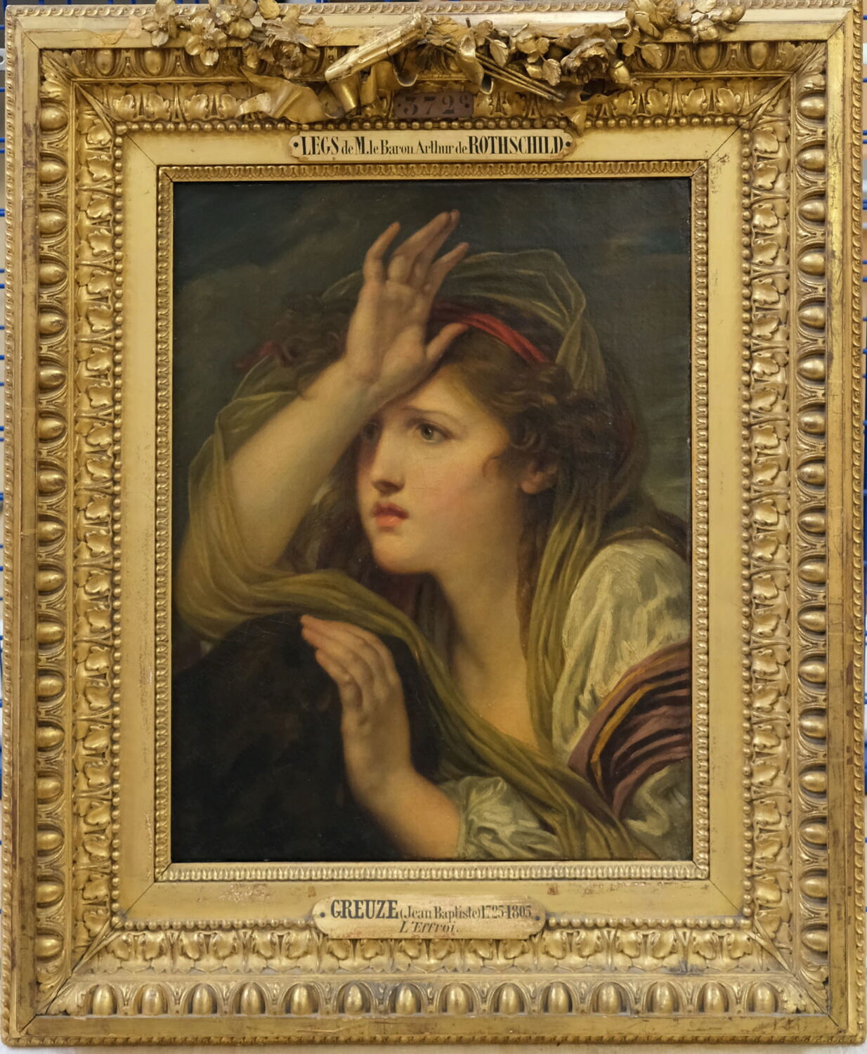 L'Effroi, Greuze, Jean-Baptiste, 2e moitié du XVIIIe siècle (1750 - 1800)