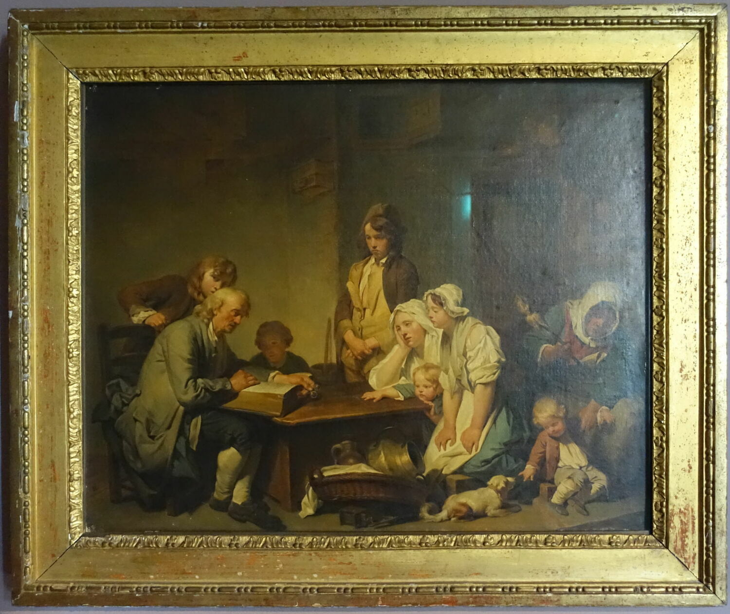 La Lecture de la Bible, d'après Greuze, Gérard, Marguerite, XVIIIe siècle (1700 - 1800)