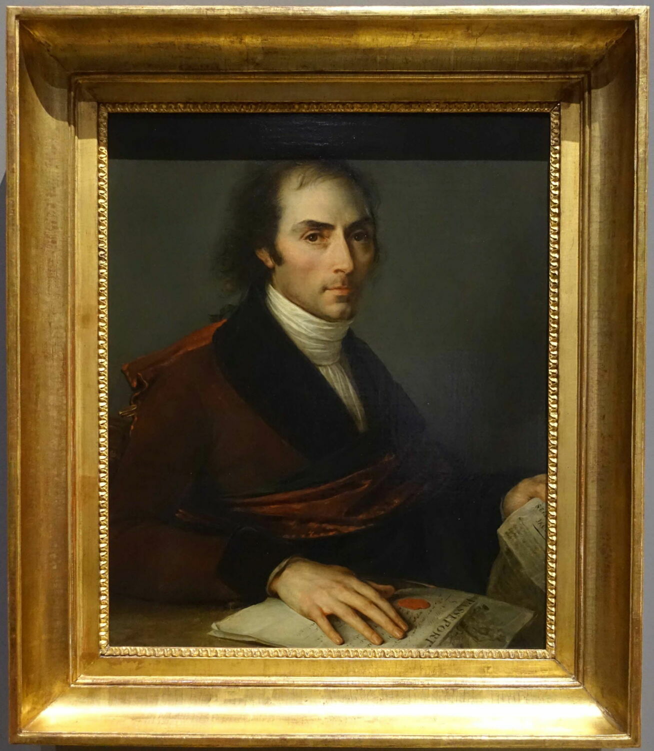 Portrait de l'armateur Bruyère, Gros, Antoine-Jean Baron, Fin du XVIIIe siècle - début du XIXè siècle (1796)