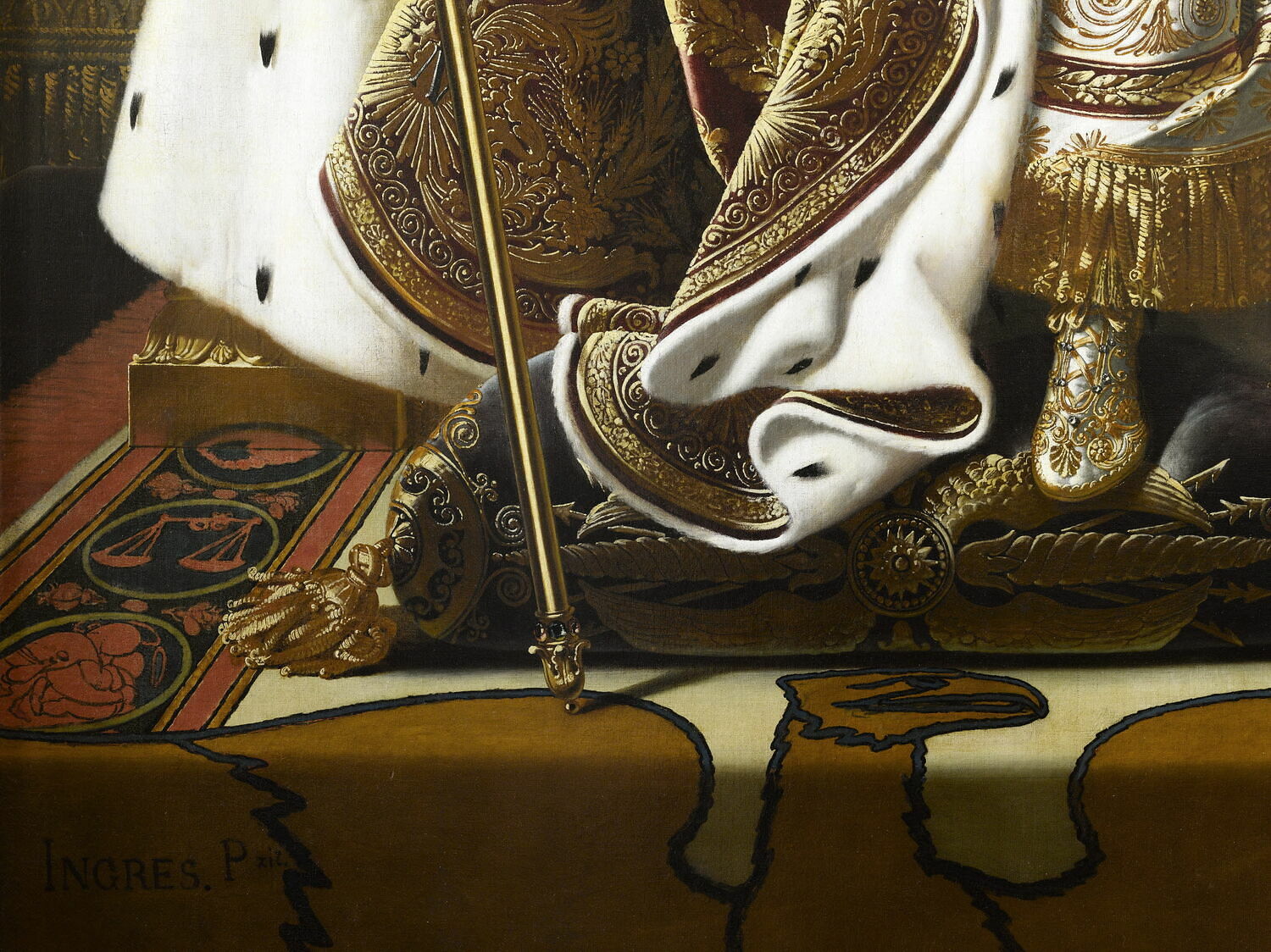 Napoléon Ier sur le trône impérial Louvre Collections