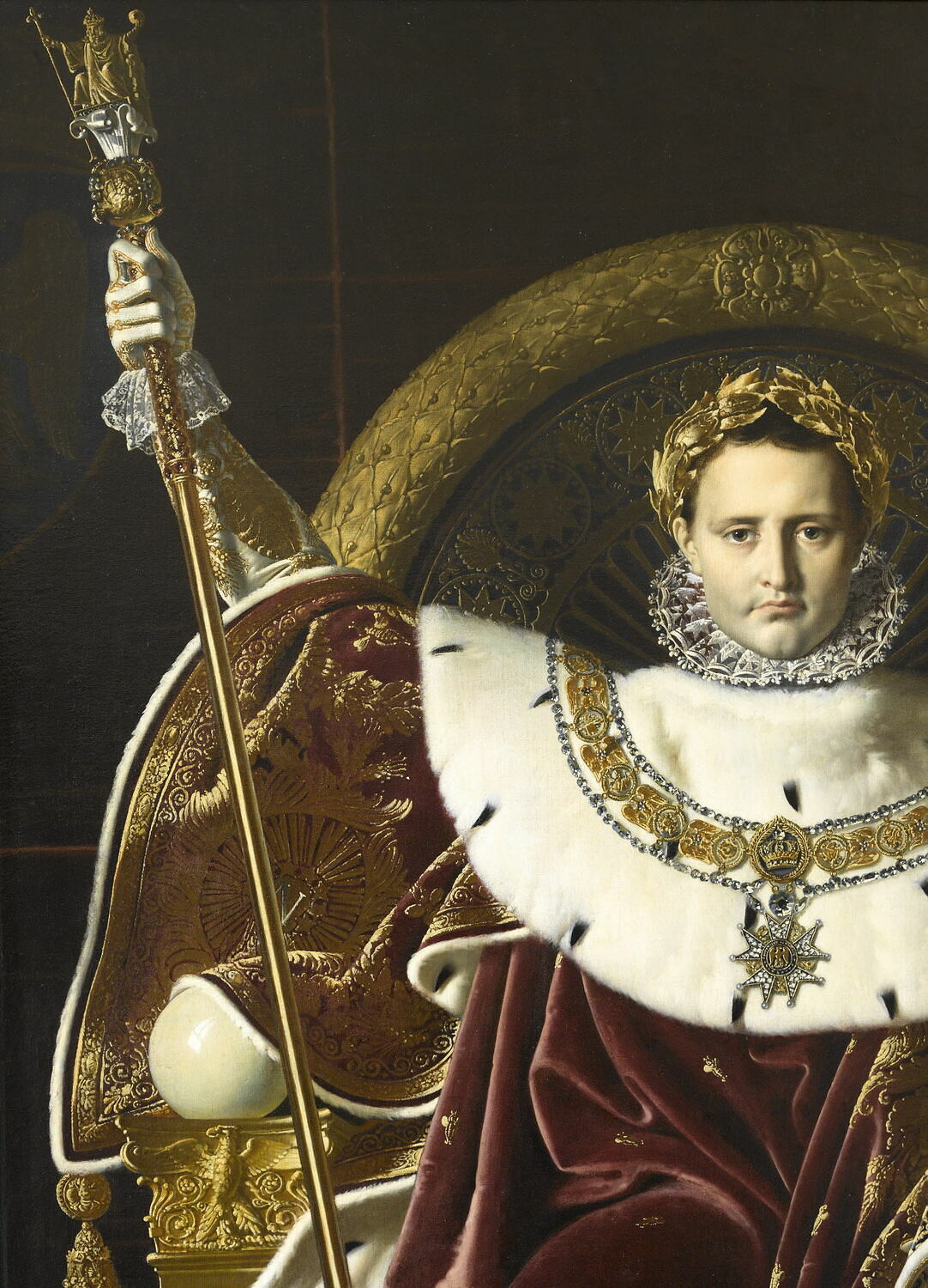 Napoléon Ier sur le trône impérial - Louvre Collections