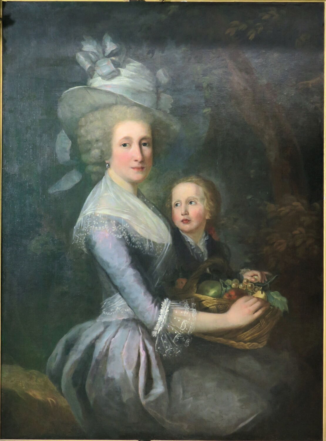 Jeune femme et enfant, Danloux, Henri-Pierre, XVIIIe siècle (1700 - 1800)