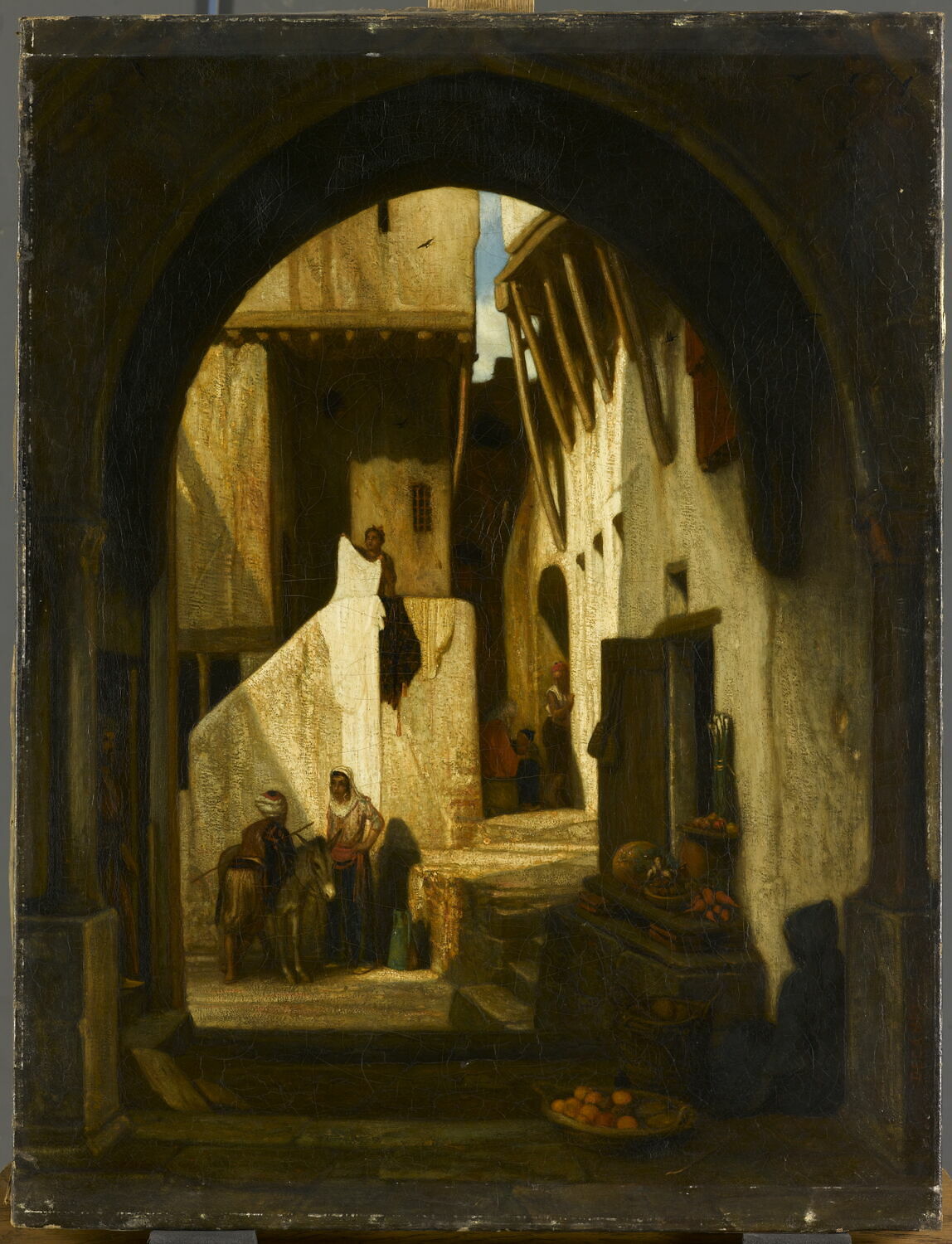 Une rue à Smyrne, Decamps, Alexandre-Gabriel, XIXe siècle (1800 - 1900)