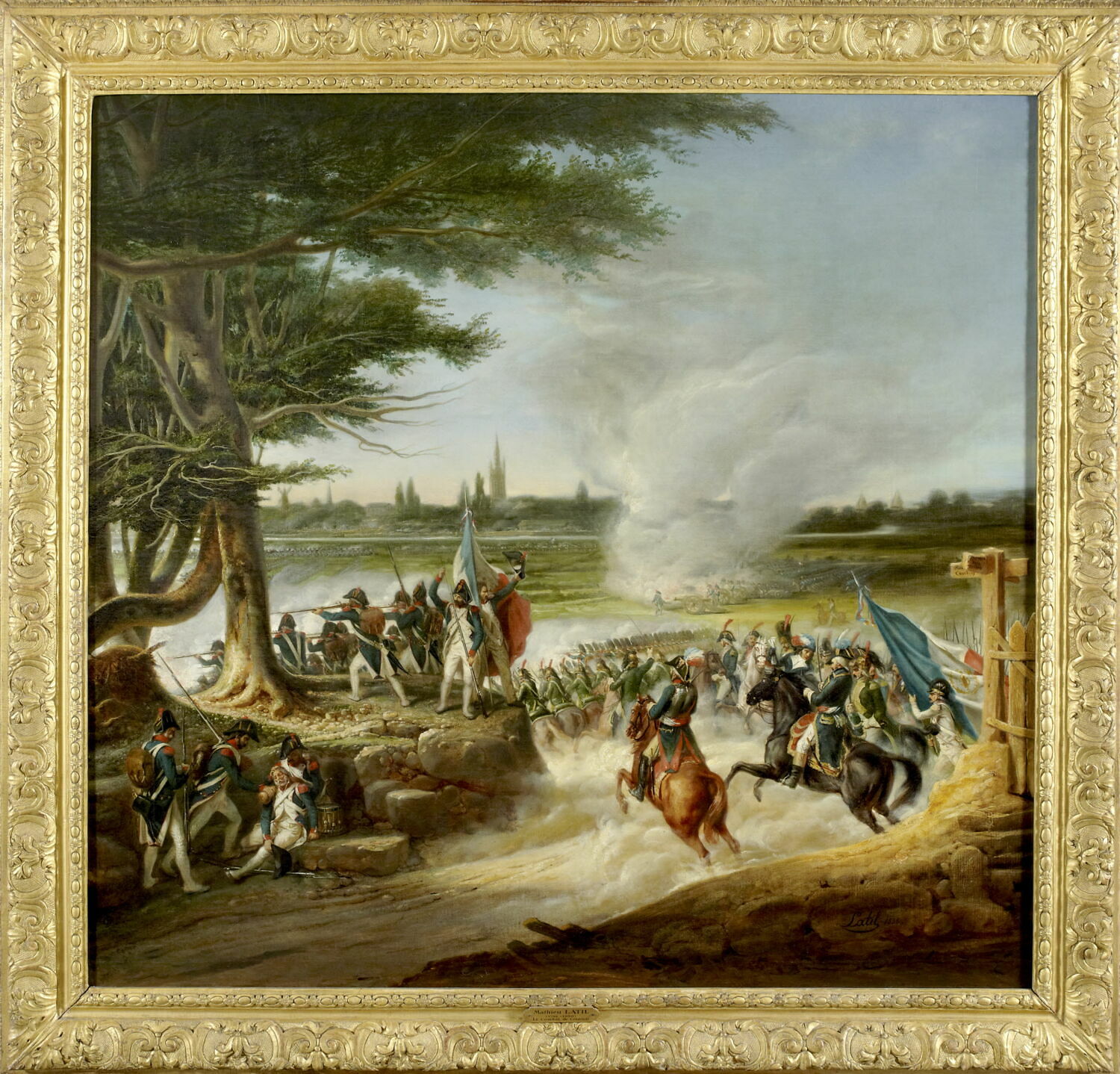 Combat et prise de Courtray, Latil, François Vincent Mathieu, XIXe siècle (1836)