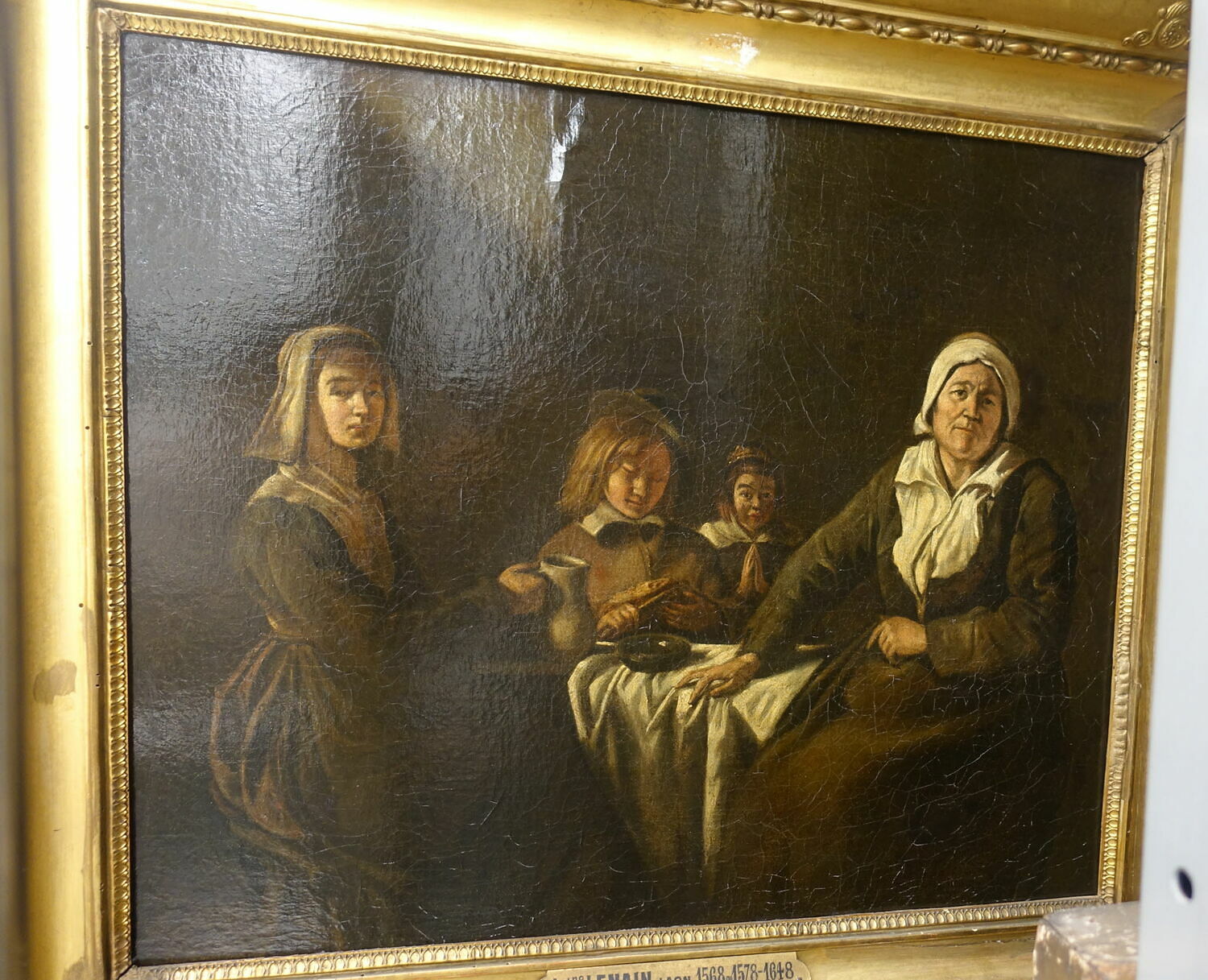 Scène d'intérieur, France, XVIIe siècle (1600 - 1700)
