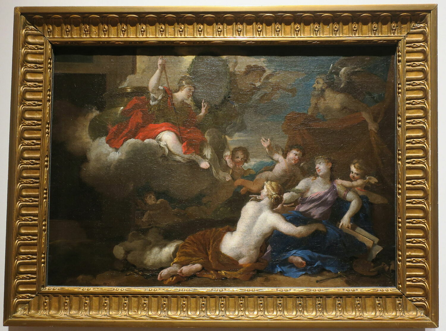 Minerve et les Arts. Allégorie de la fondation de l'Académie royale de Peinture et de Sculpture, dit aussi Progrès des Arts du Dessin en France sous le règne de Louis XIV, Loir, Nicolas, XVIIe siècle (1600 - 1700)