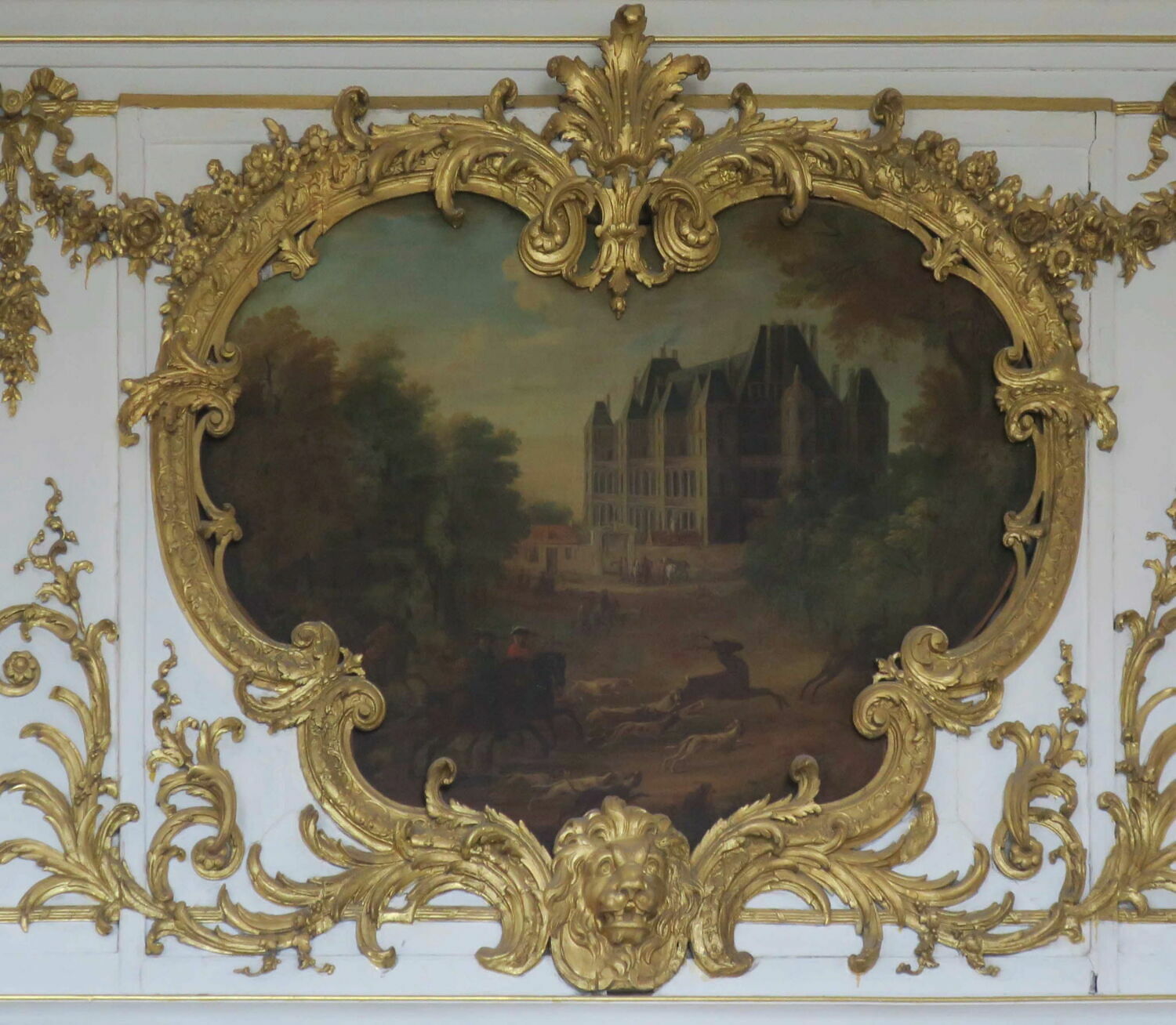 Vue du château de Madrid, Martin, Jean-Baptiste, Début du XVIIIe siècle (1724)
