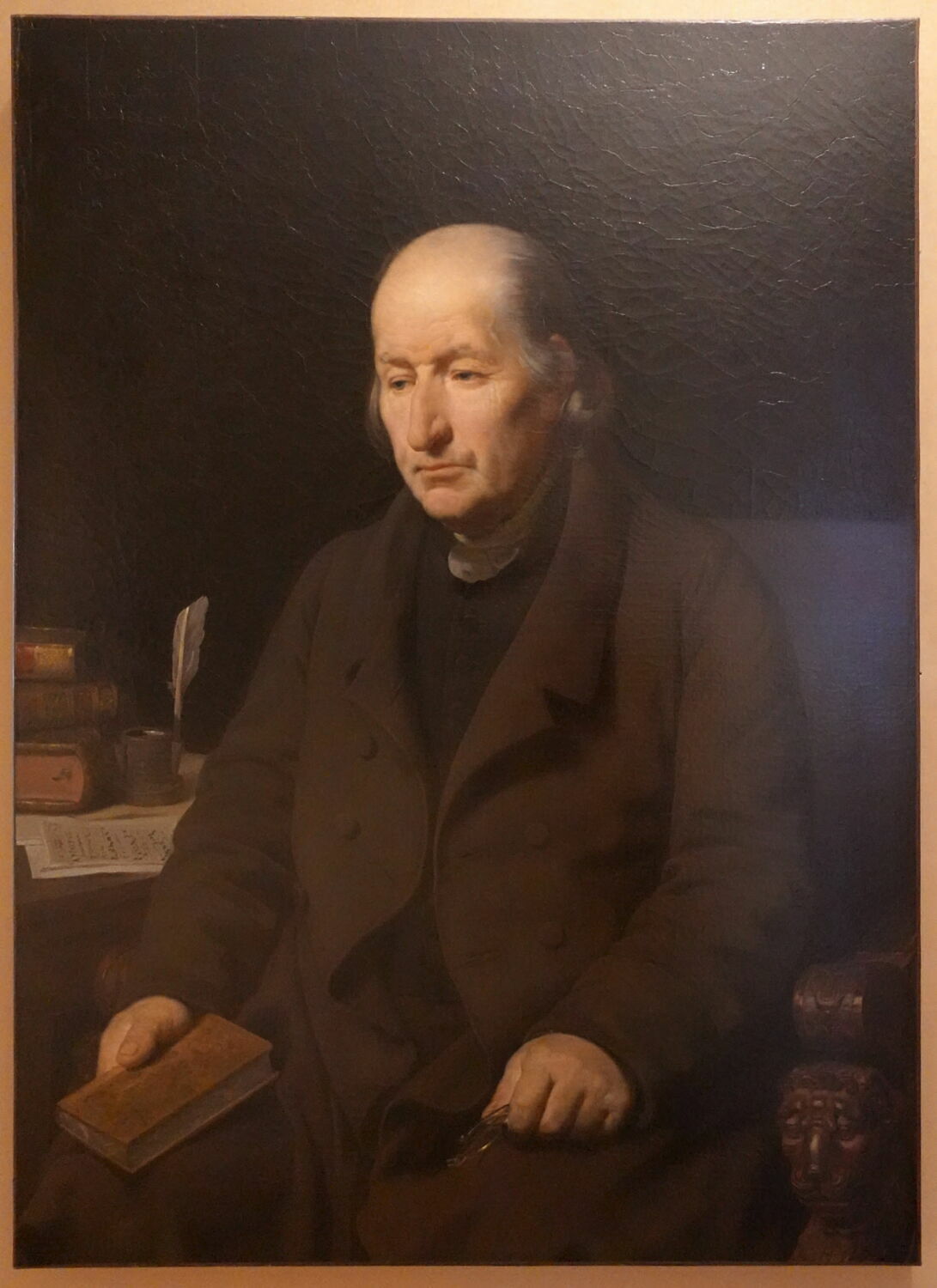 Portrait du père de l'artiste, Mauzaisse, Jean Baptiste, XIXe siècle (1827)