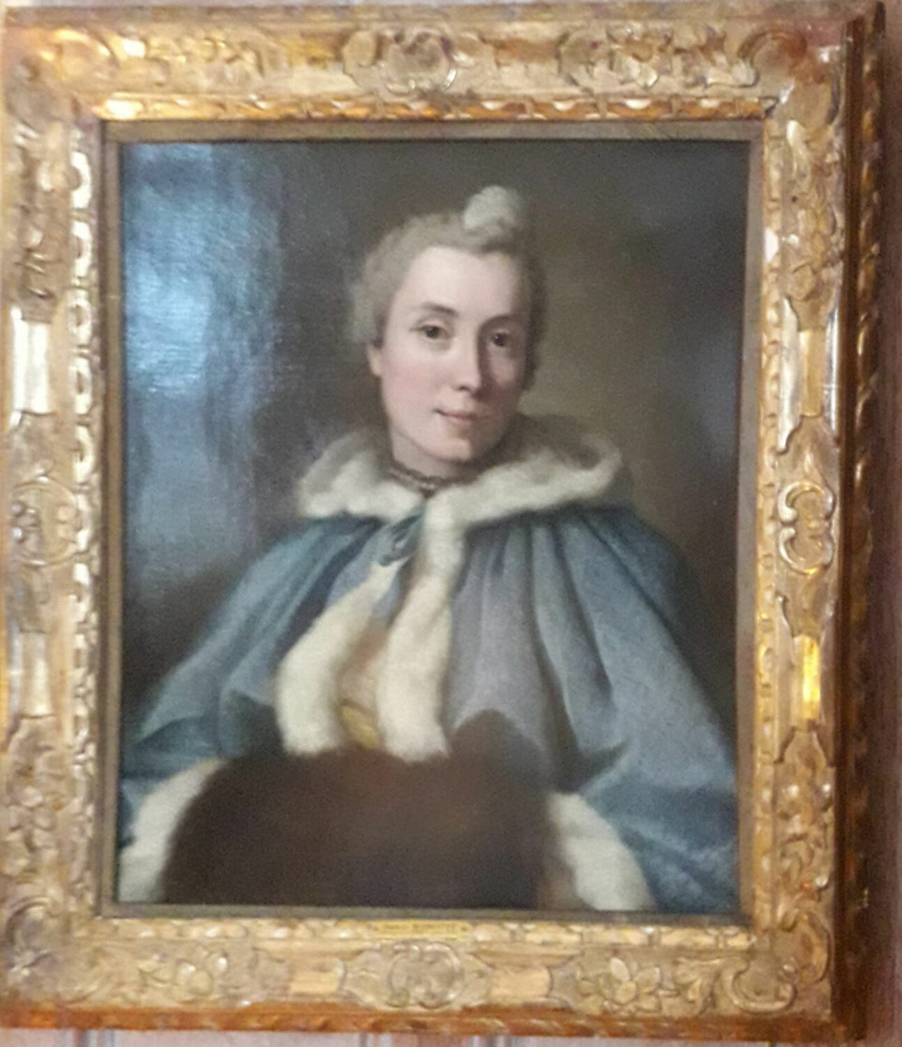 Portrait de femme en bleu, Nonnotte, Donat, Milieu du XVIIIe siècle (1751)