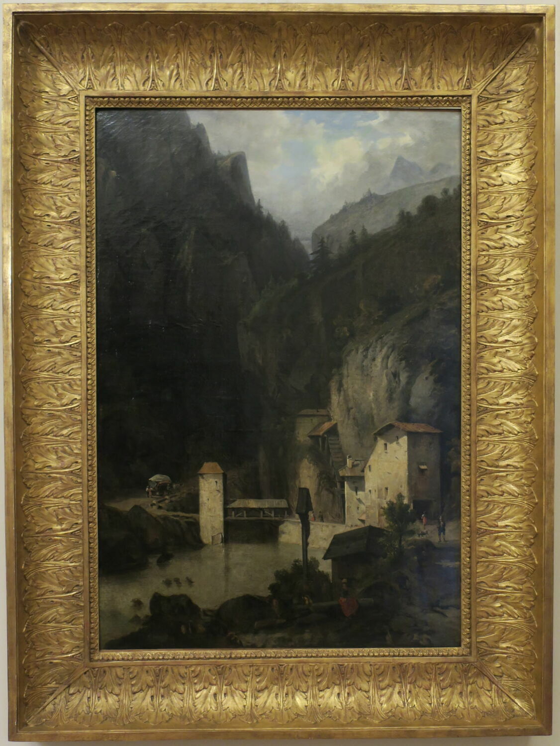 Vue du pas de Finstermünz, dans le Tyrol (Ober-Inthal), Bourgeois de Mercey, Frédéric, XIXe siècle (1833)