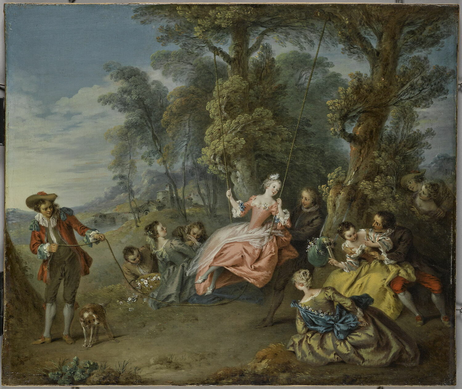 L'Escarpolette, Pater, Jean-Baptiste, 1e moitié du XVIIIe siècle (1700 - 1750)