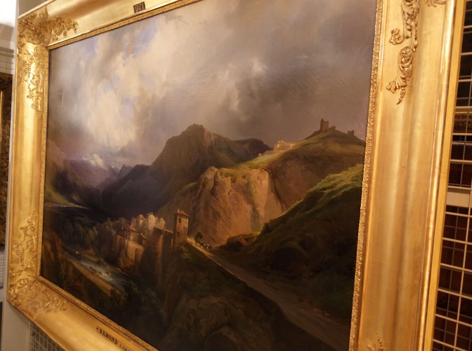 Vue des Alpes à Crevola, Rémond, Jean-Charles-Joseph, 2e quart du XIXe siècle (1835)
