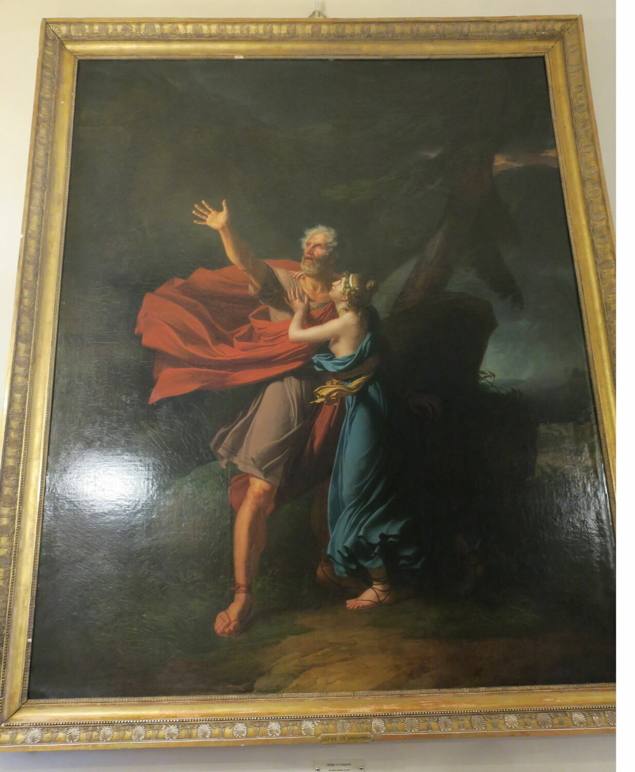 Oedipe et Antigone, Thévenin, Charles, 4e quart du XVIIIe siècle (1798)