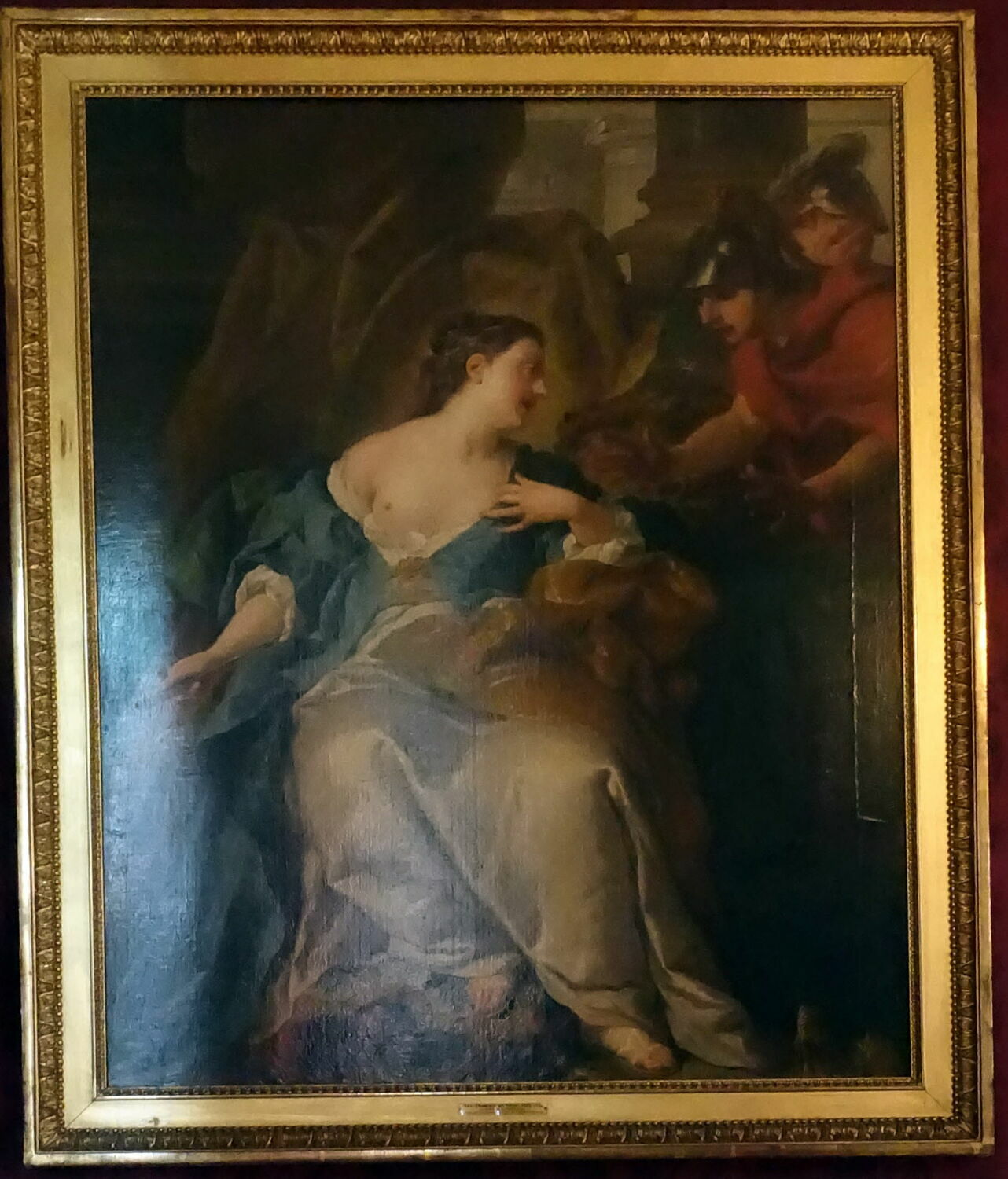 Lucrèce se poignardant, Troy, Jean-François de, XVIIIe siècle (1731)