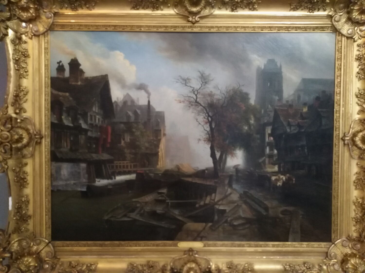 Vue de la ville d'Abbeville (Somme), Watelet, Louis-Étienne, 2e quart du XIXe siècle (1837)