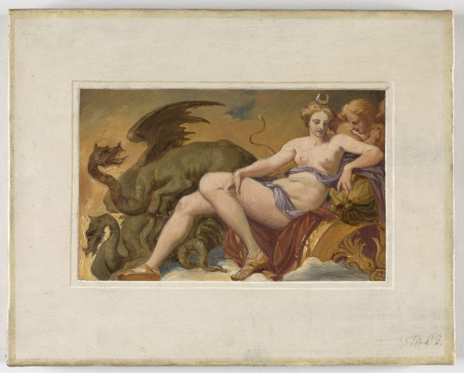 Diane ou Hécate aux Enfers, Alaux, Jean, 2e quart du XIXe siècle (1834)