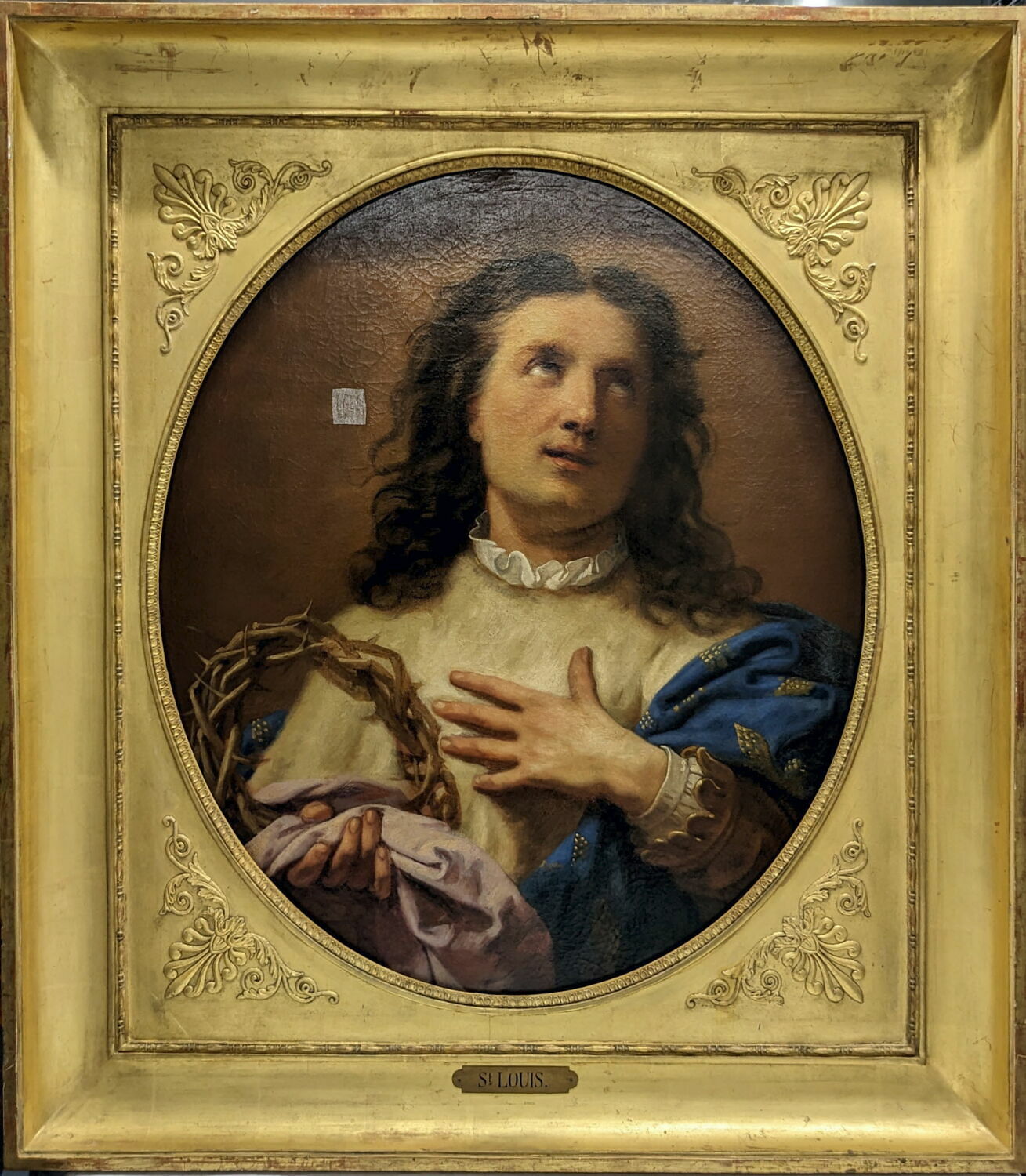 Saint Louis tenant la couronne d'épines, Jouvenet, Jean, XVIIe siècle (1600 - 1700)