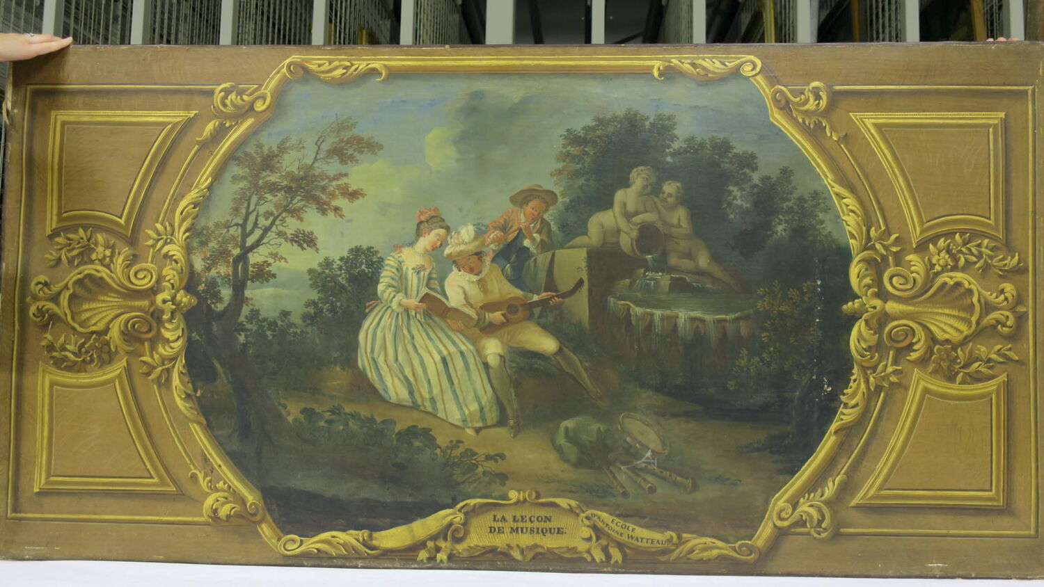 La Leçon de musique, Anonyme, XVIIIe siècle (1700 - 1800)