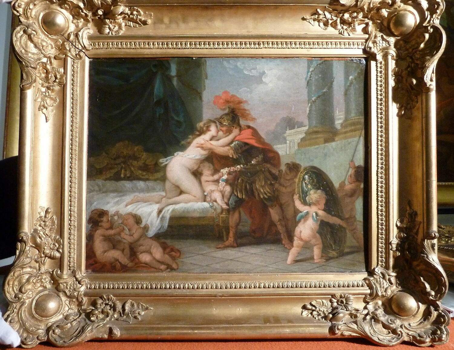 Mars et Vénus, Anonyme, 3e tiers du XVIIIe siècle (vers 1779)