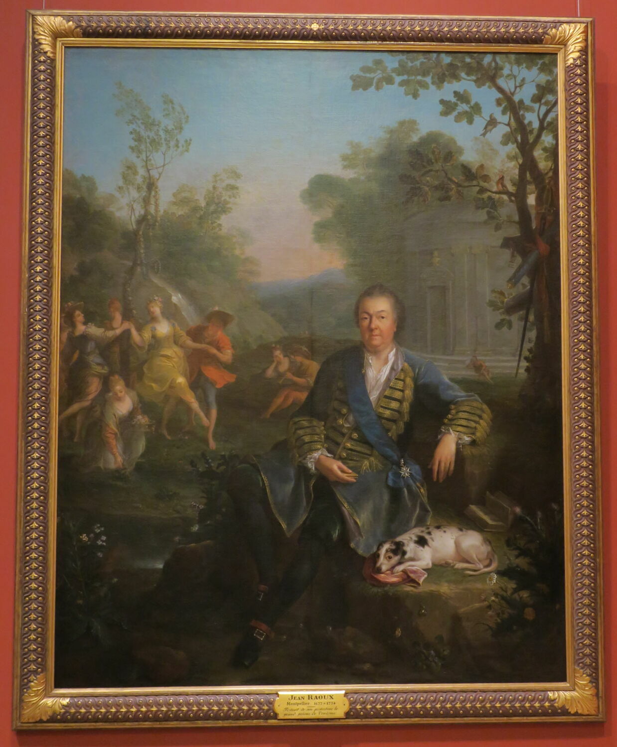 Portrait de Philippe de Vendôme, Grand Prieur de France (1655-1727), Raoux, Jean, 1e quart du XVIIIe siècle (1724)