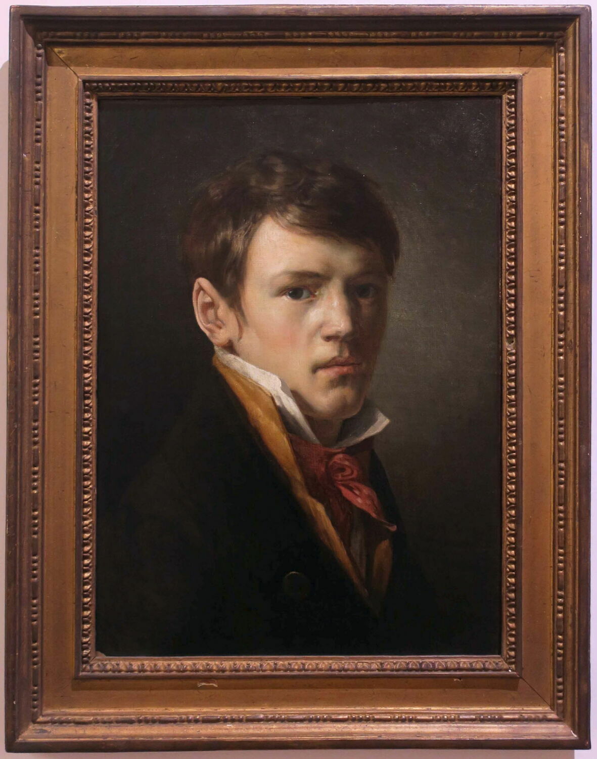 Portrait de jeune homme, Anonyme, 1e tiers du XIXe siècle (vers 1825)