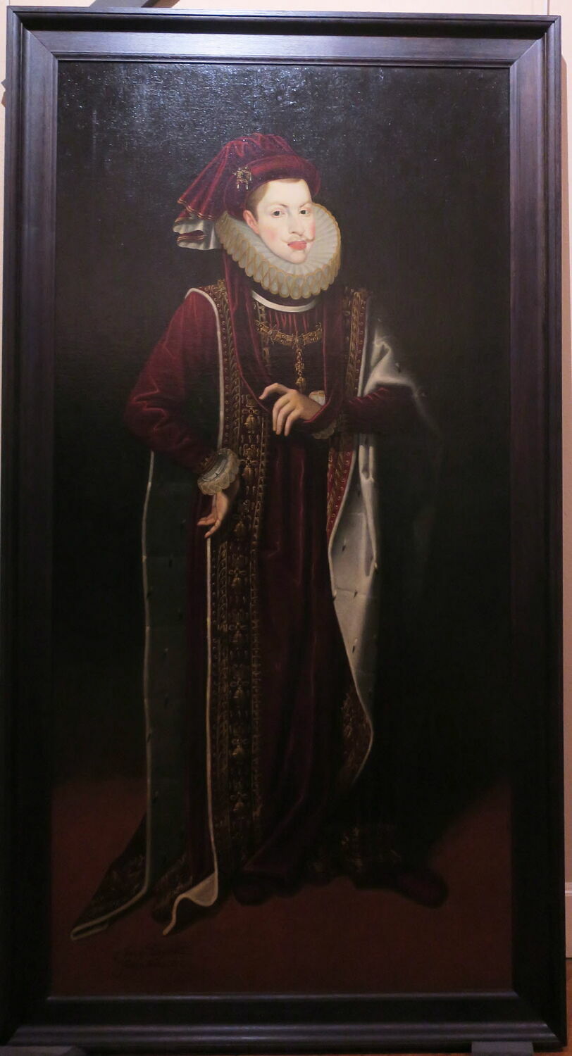 Portrait de Philippe III, roi d'Espagne, en Grand Maître de l'ordre de la Toison d'or, Pantoja de la Cruz, Juan, XVIIe siècle (1608)