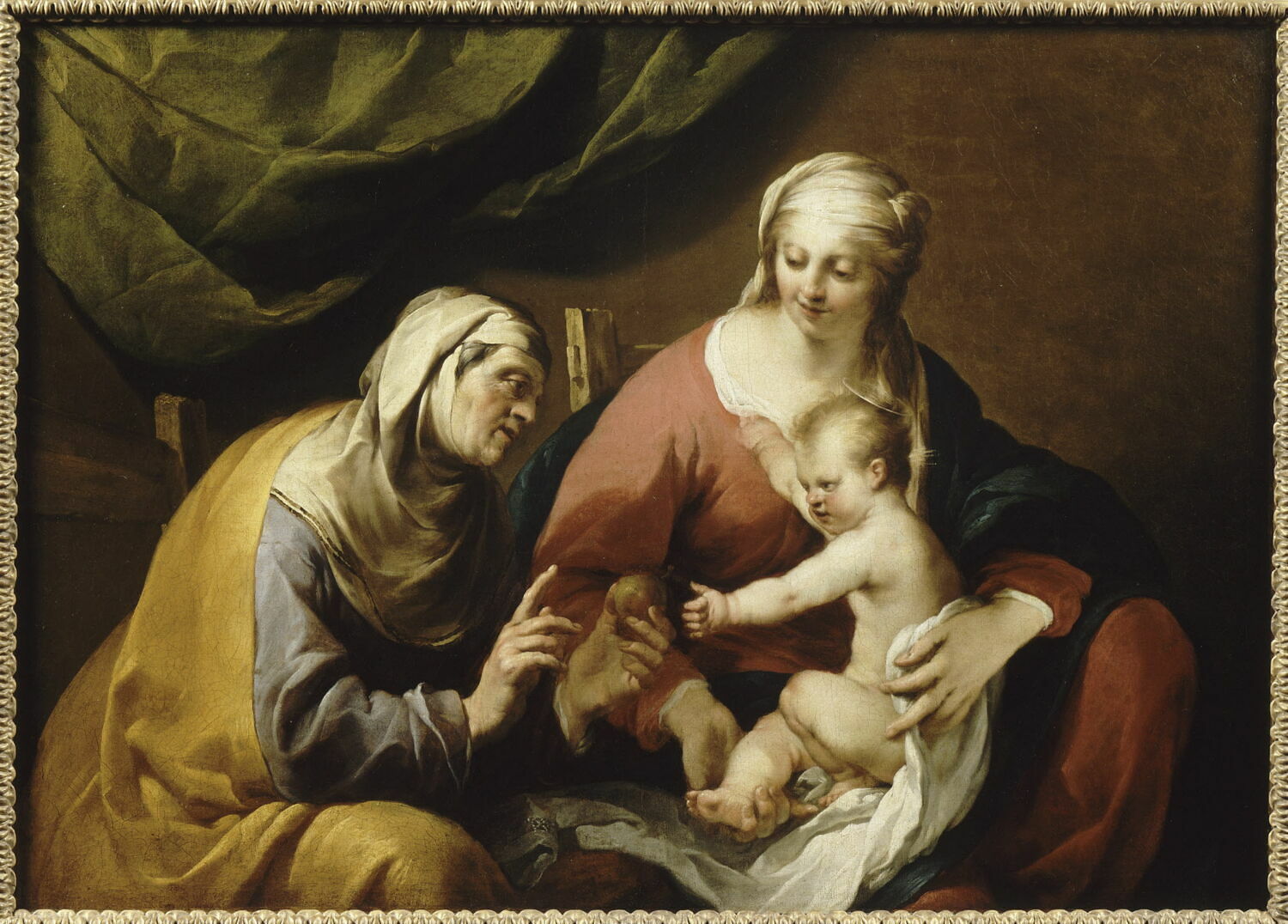 La Vierge, l'Enfant Jésus et sainte Anne, Blanchard, Jacques, XVIIe siècle (1600 - 1700)